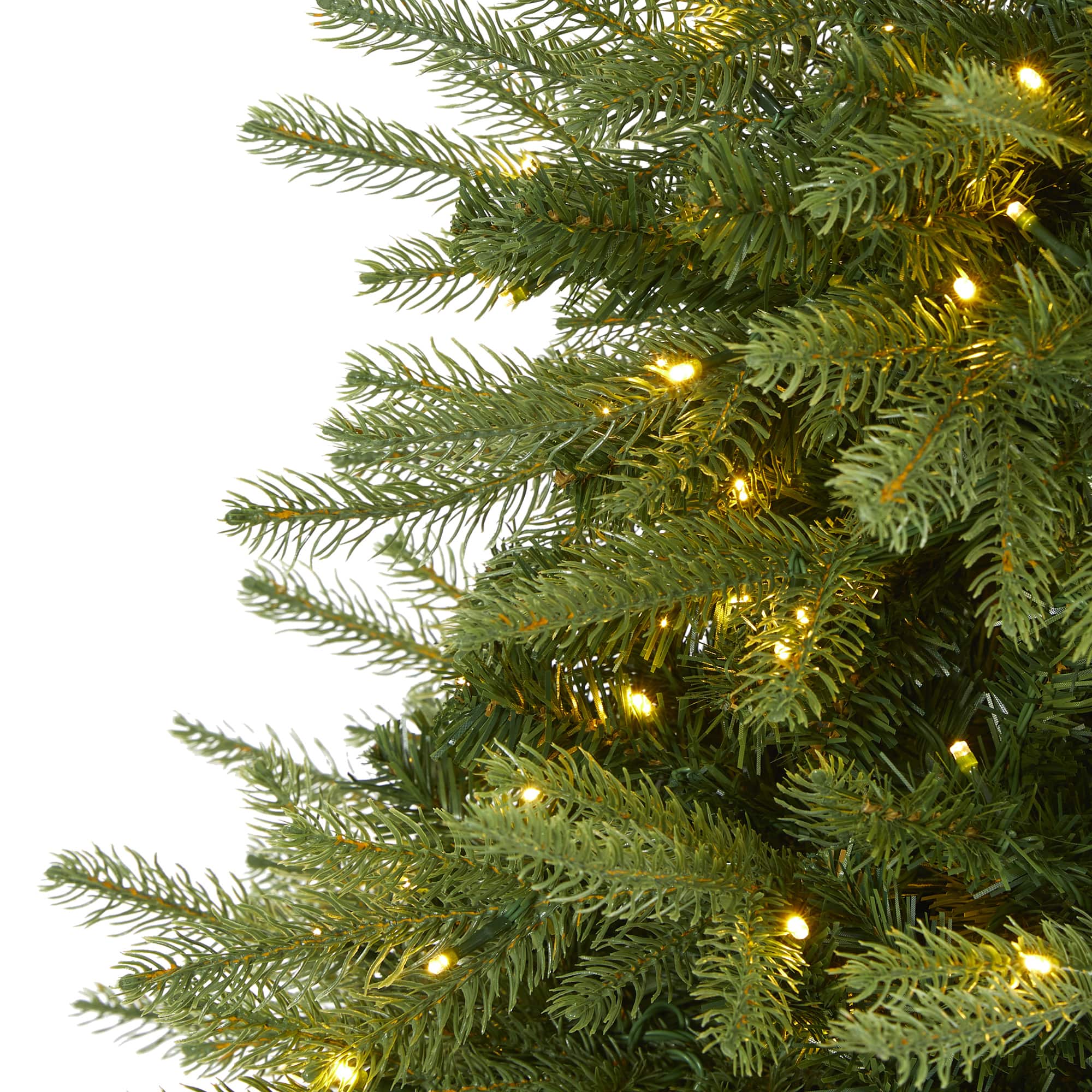 5ft. Pre-Lit Vancouver Fir Natural Look Artificial Christmas Tree with Clear LED Lights