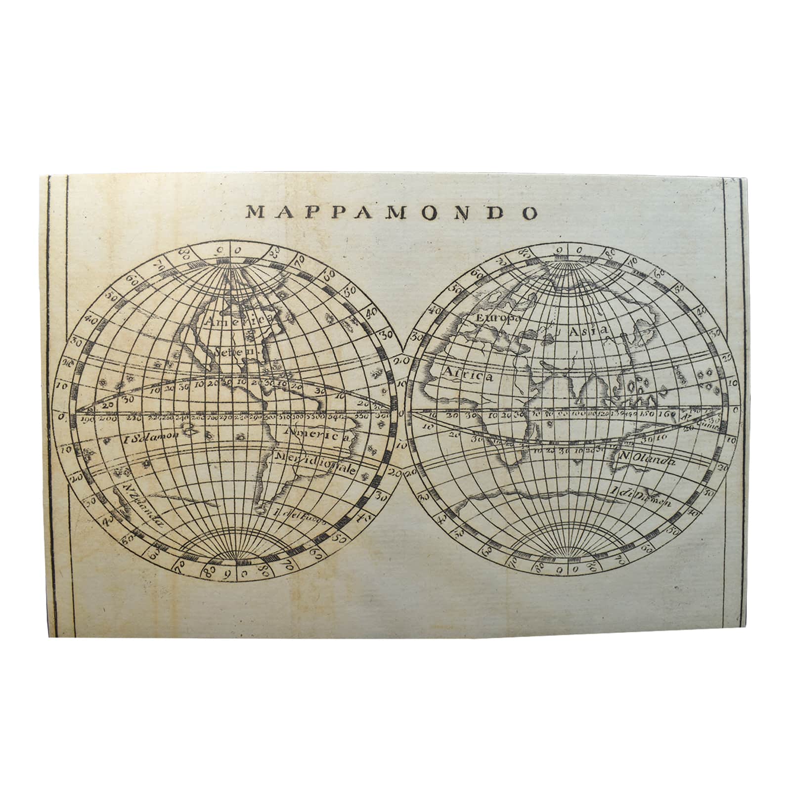 Medium Map Flip Top Decorative Box by Ashland&#xAE;