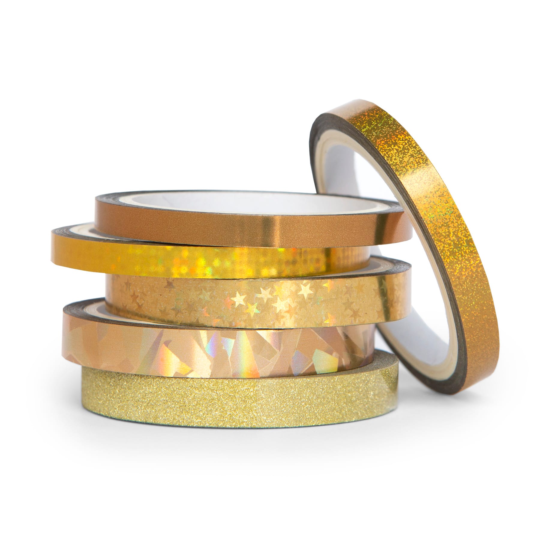 Golden Foil Washi Tape Silver/gold/bronze/rose/green/purple - Temu