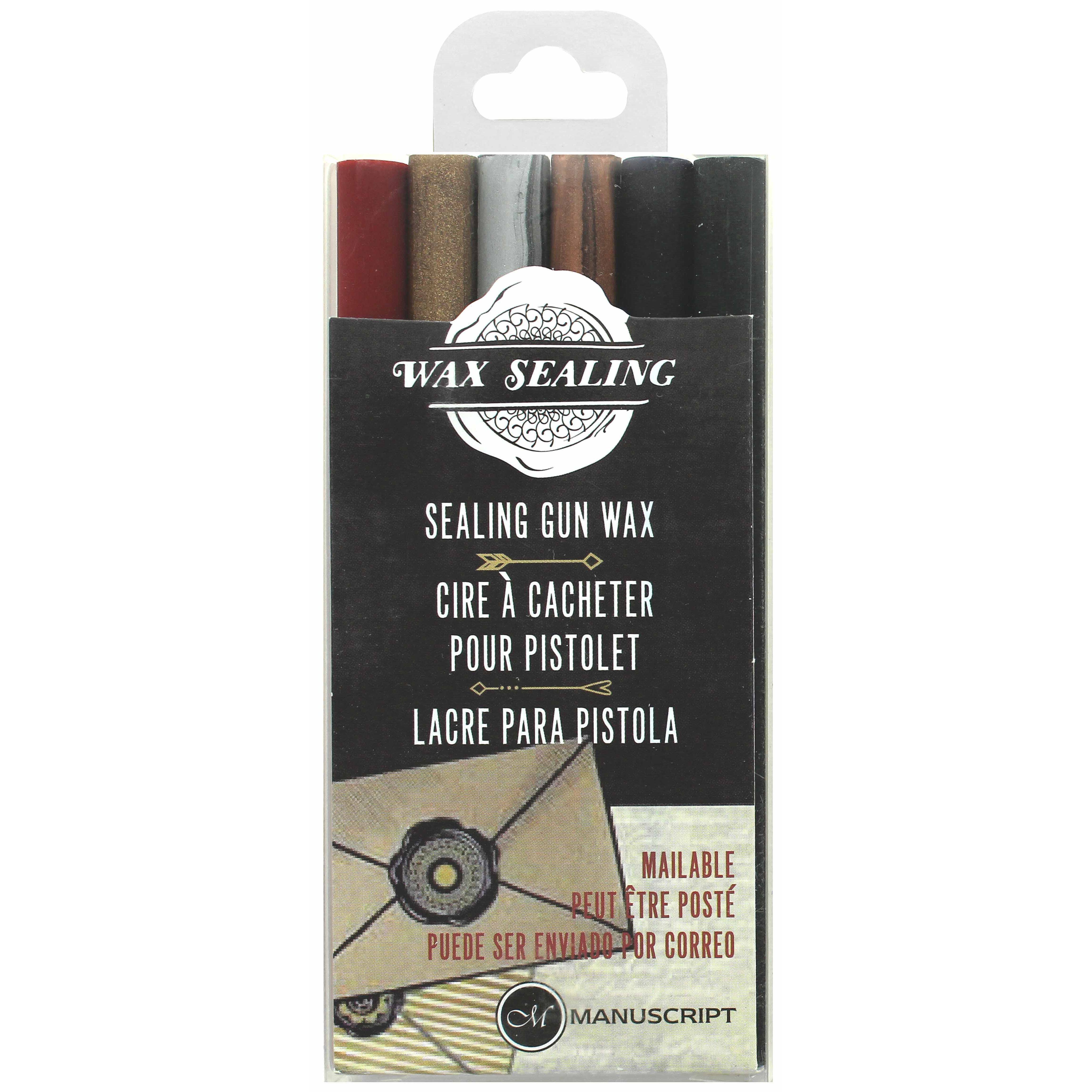 Manuscript Wax Sealing Gun Wax Sticks, 6ct. Michaels