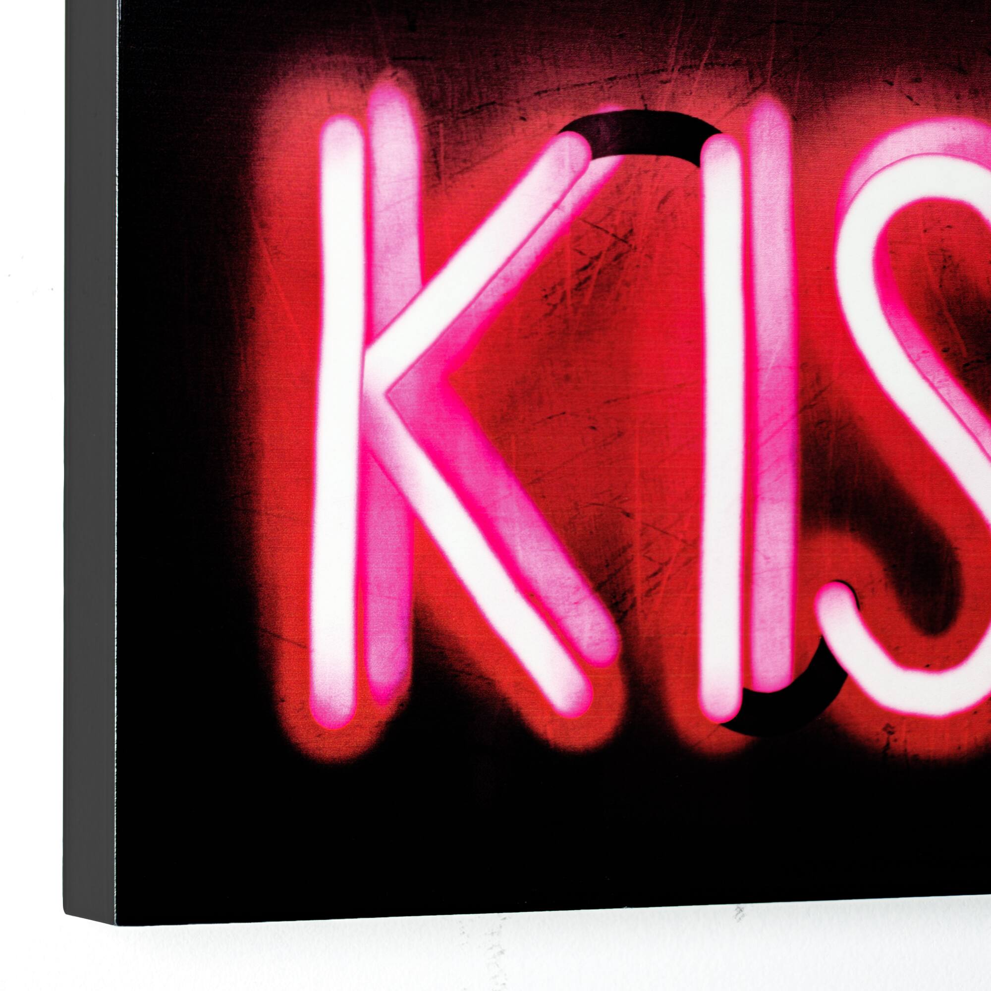 Kiss Me Neon Wall Art