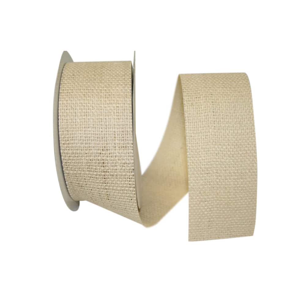 JAM Paper 2.5&#x22; x 20yd. Burlap Ribbon