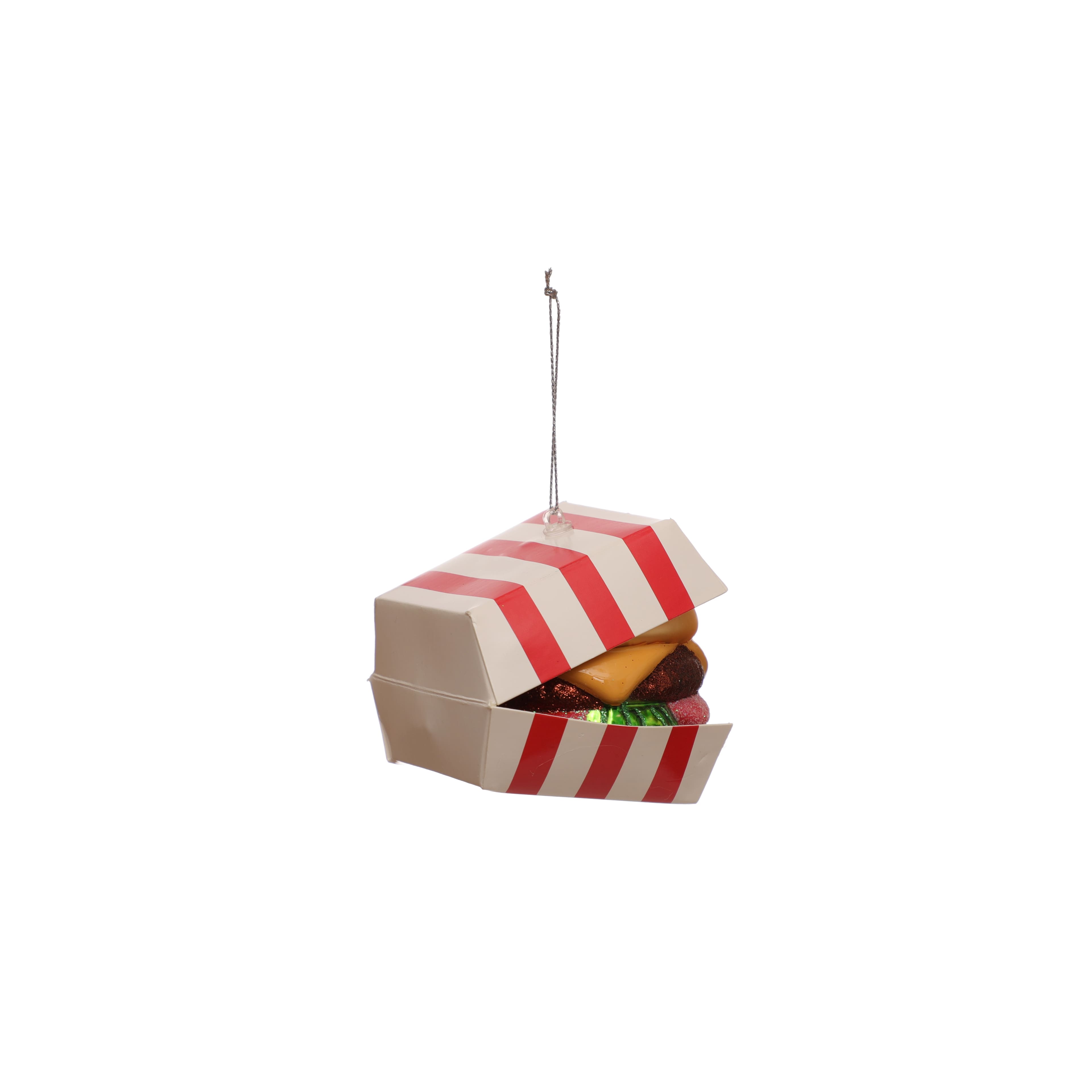 3.25&#x22; Cheeseburger Glass Ornament by Ashland&#xAE;