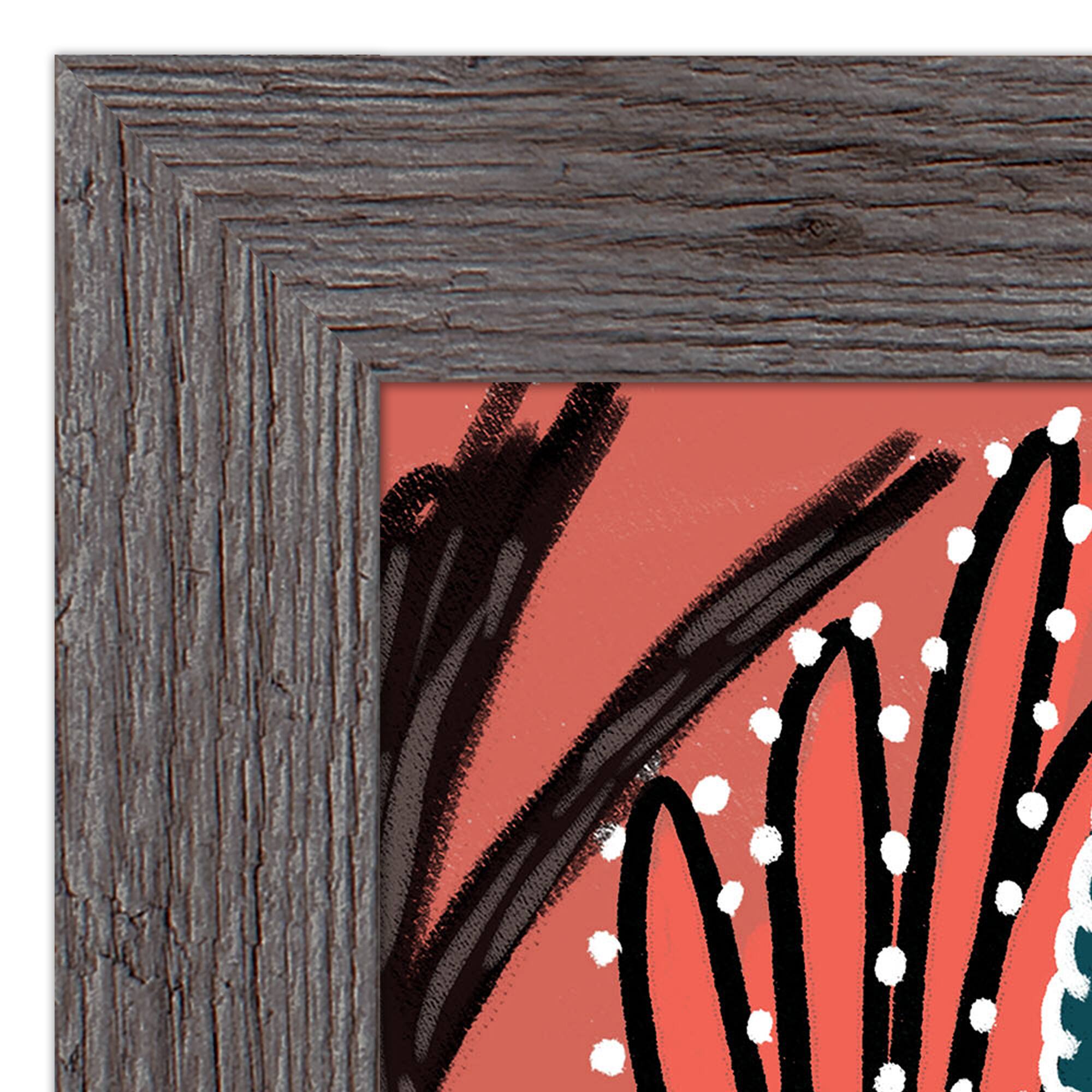 Funky Leopard Western Framed Print