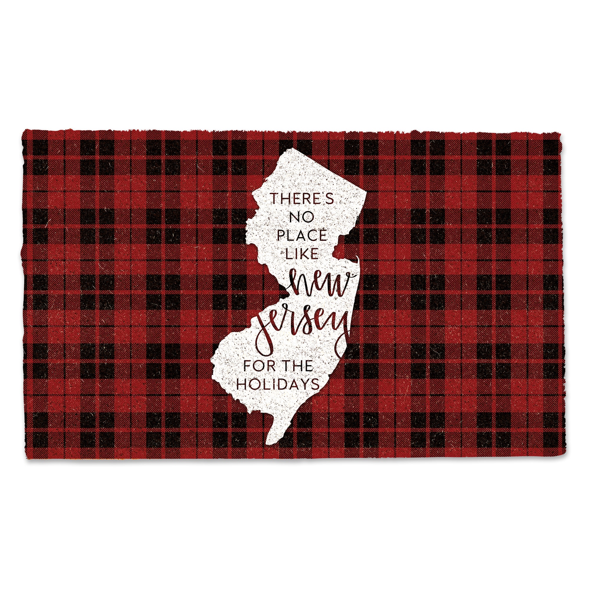 New Jersey for the Holidays Doormat
