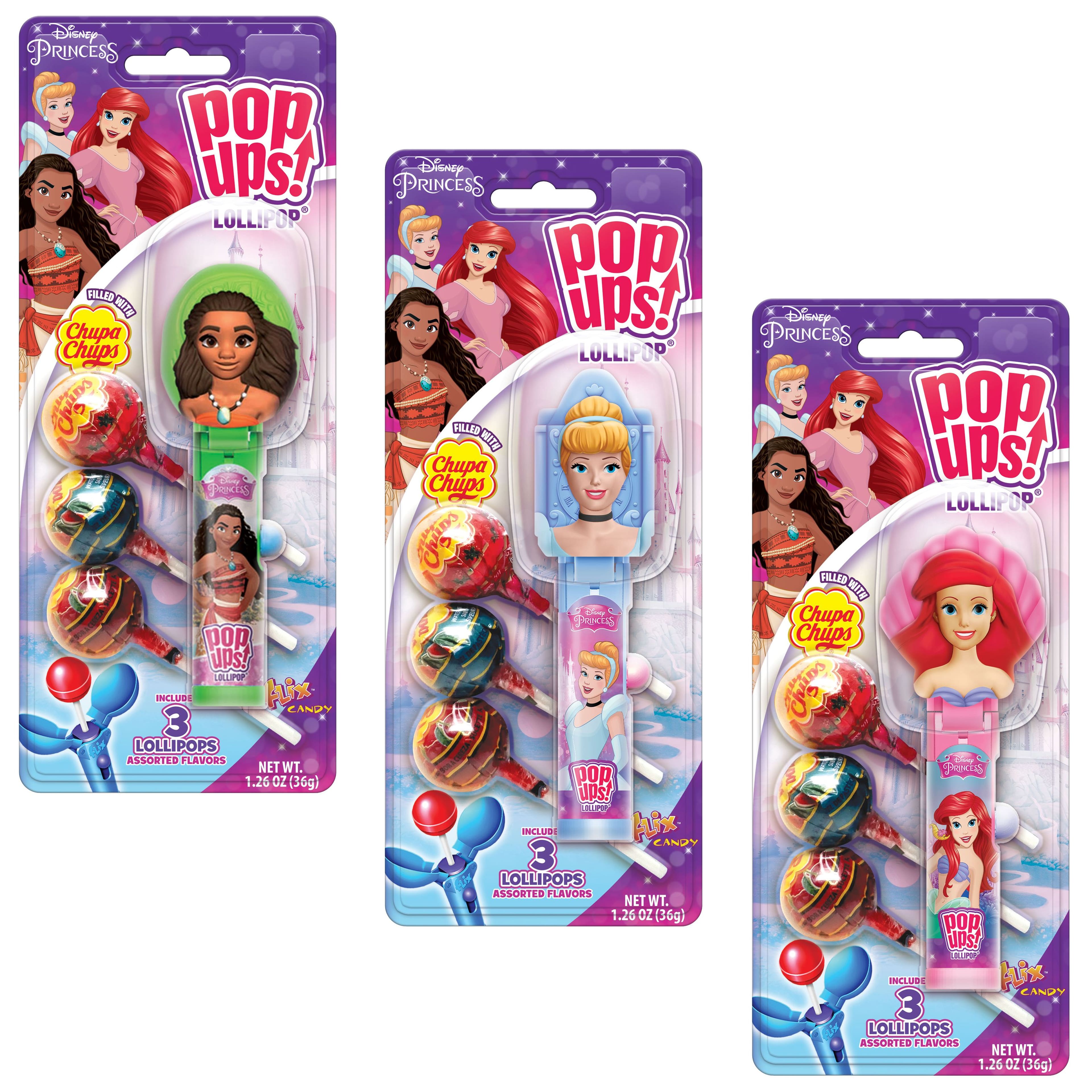 Assorted Pop Ups Lollipop® Disney Princess Candy, 1pc.