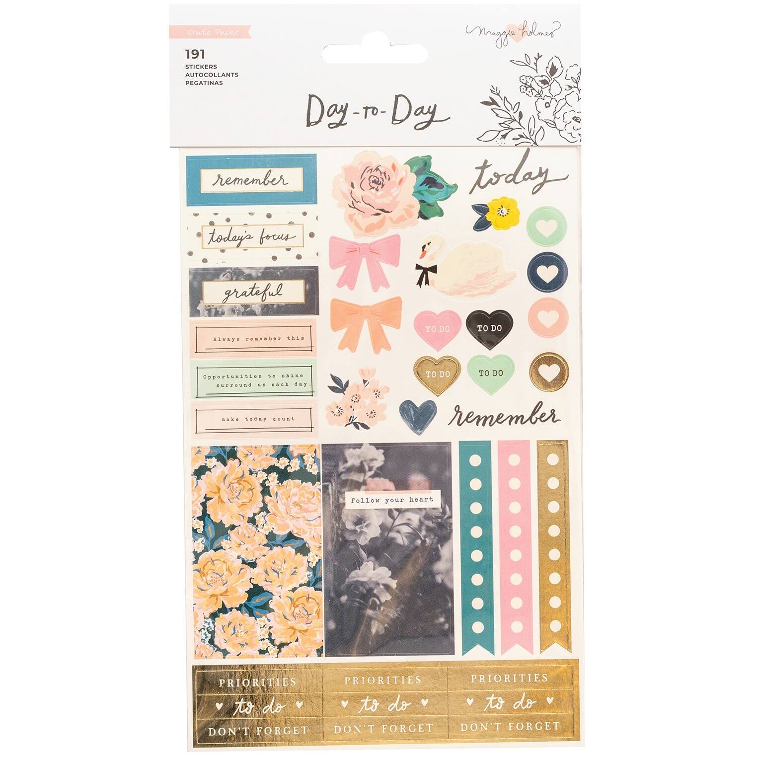 Maggie Holmes Day-To-Day Planner Icon Sticker Book