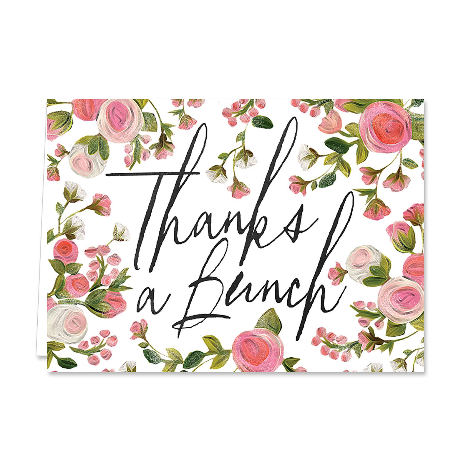 Hortense B. Hewitt Co. Chalkboard Floral Thank You Cards