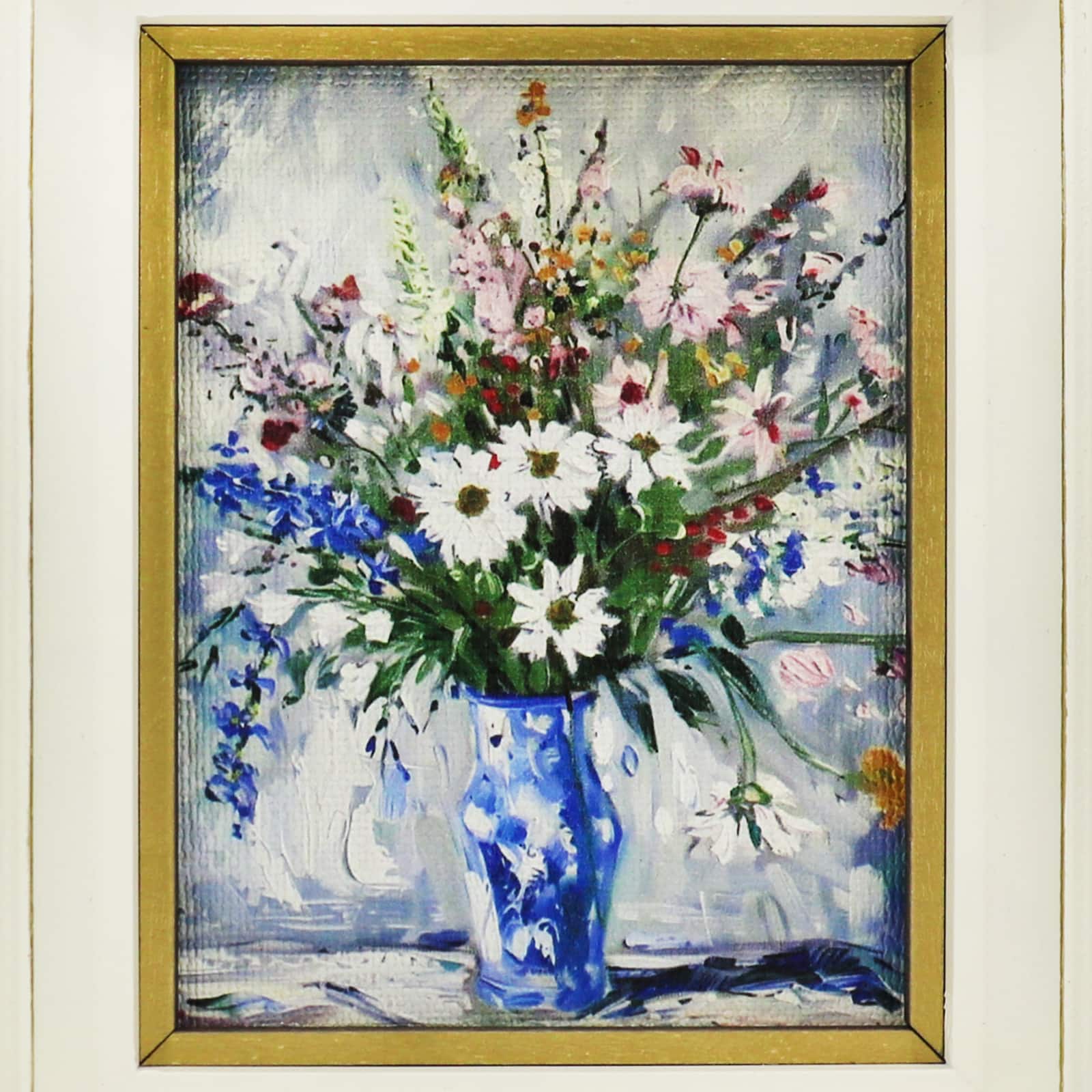 Bloc-cadre d&#xE9;coratif de table avec vase &#xE0; fleurs de 17,8&#xA0;cm d&#x2019;Ashland
