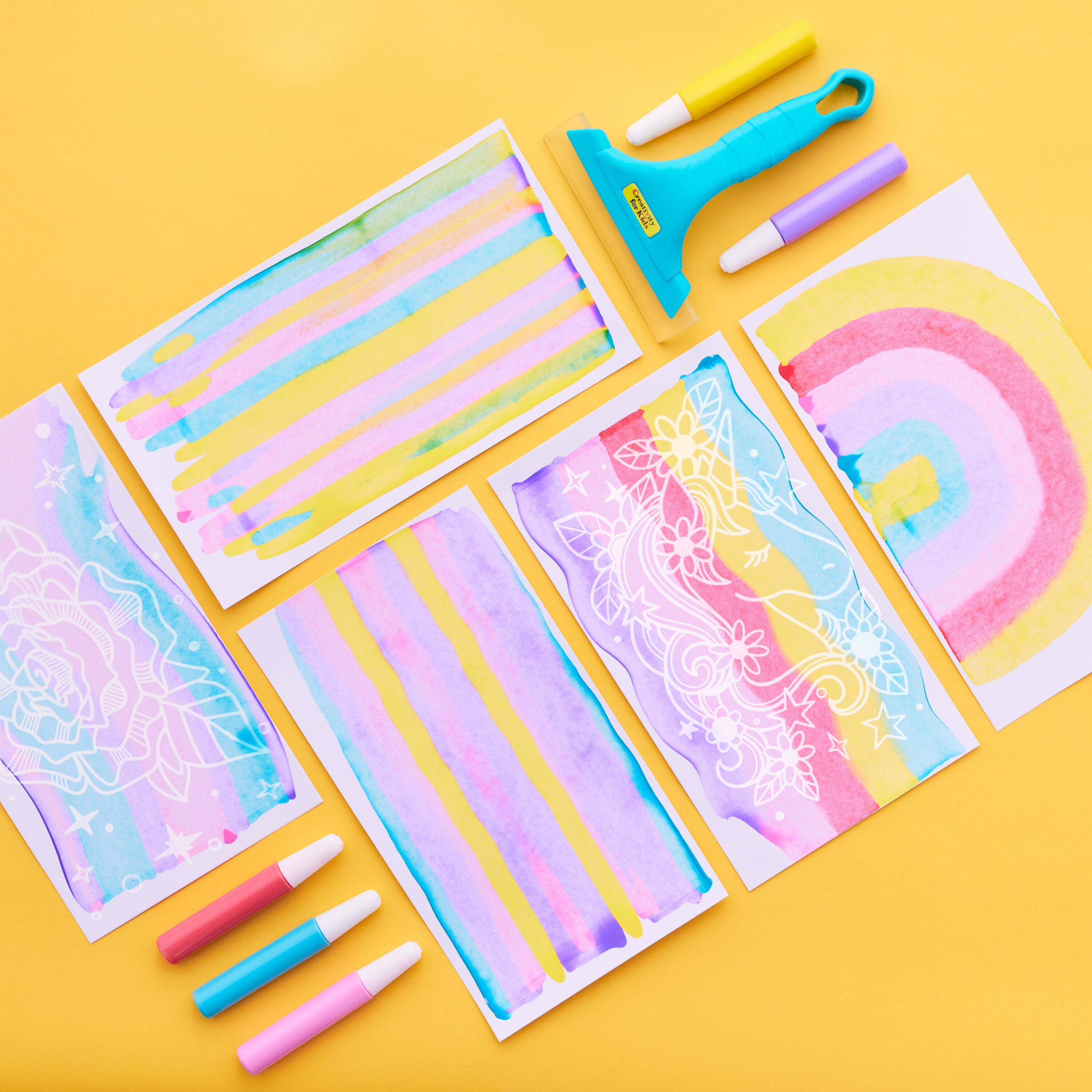 Creativity for Kids&#xAE; Unicorn Squeegeez Magic Reveal Art