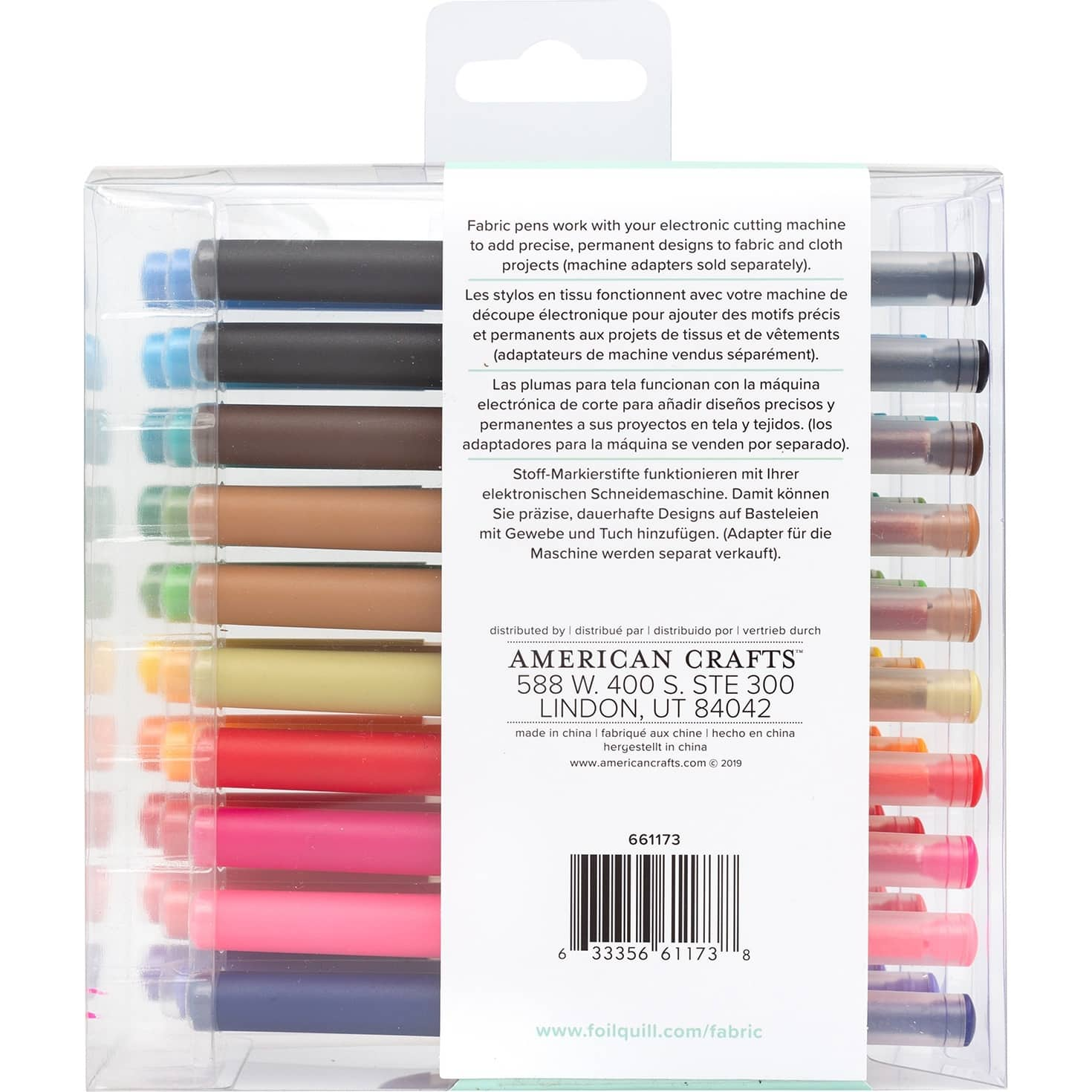 We R Memory Keepers&#xAE; Fabric Quill&#x2122; 30 Color Permanent Pens Set