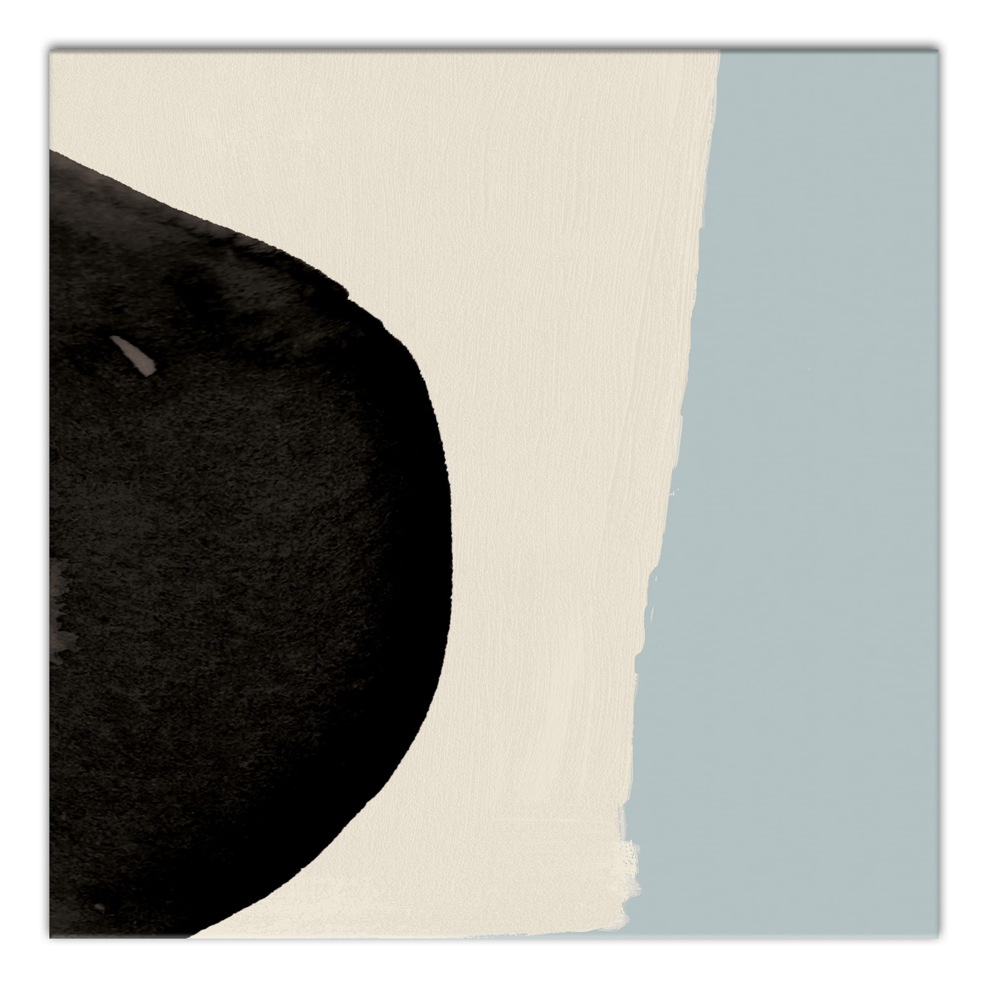 Touch Of Blue Abstract 30" x 30" Canvas Wall Art