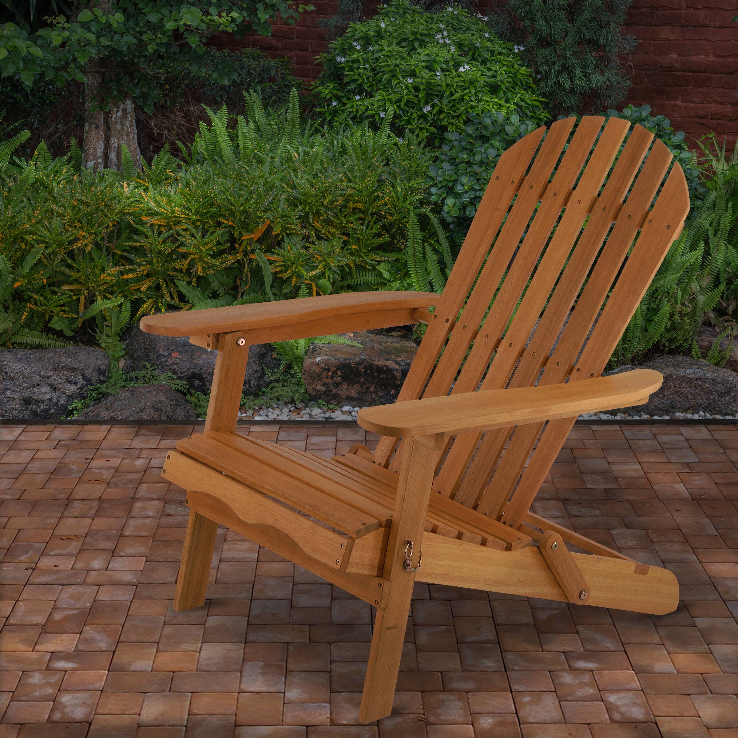 Eucalyptus Grandis Wood Adirondack Chair