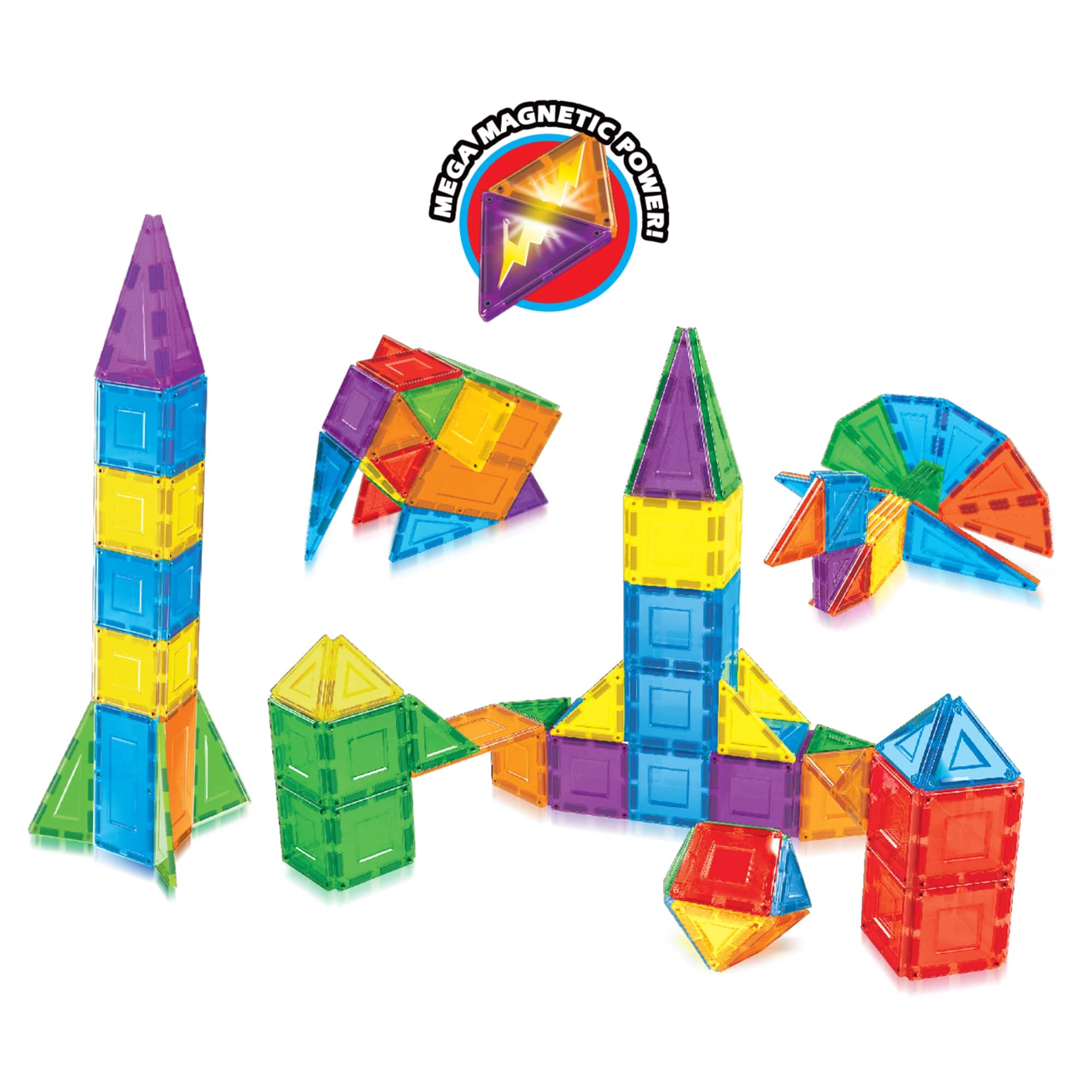 Cra-Z-Art Magrific 3D Magnetic Tiles Magnetic Toy Set, 100ct.