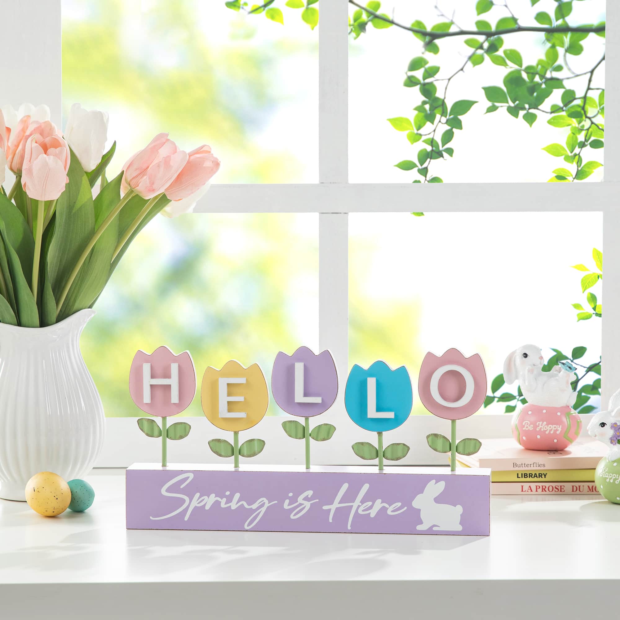 Glitzhome® 12" Tulips Table Décor