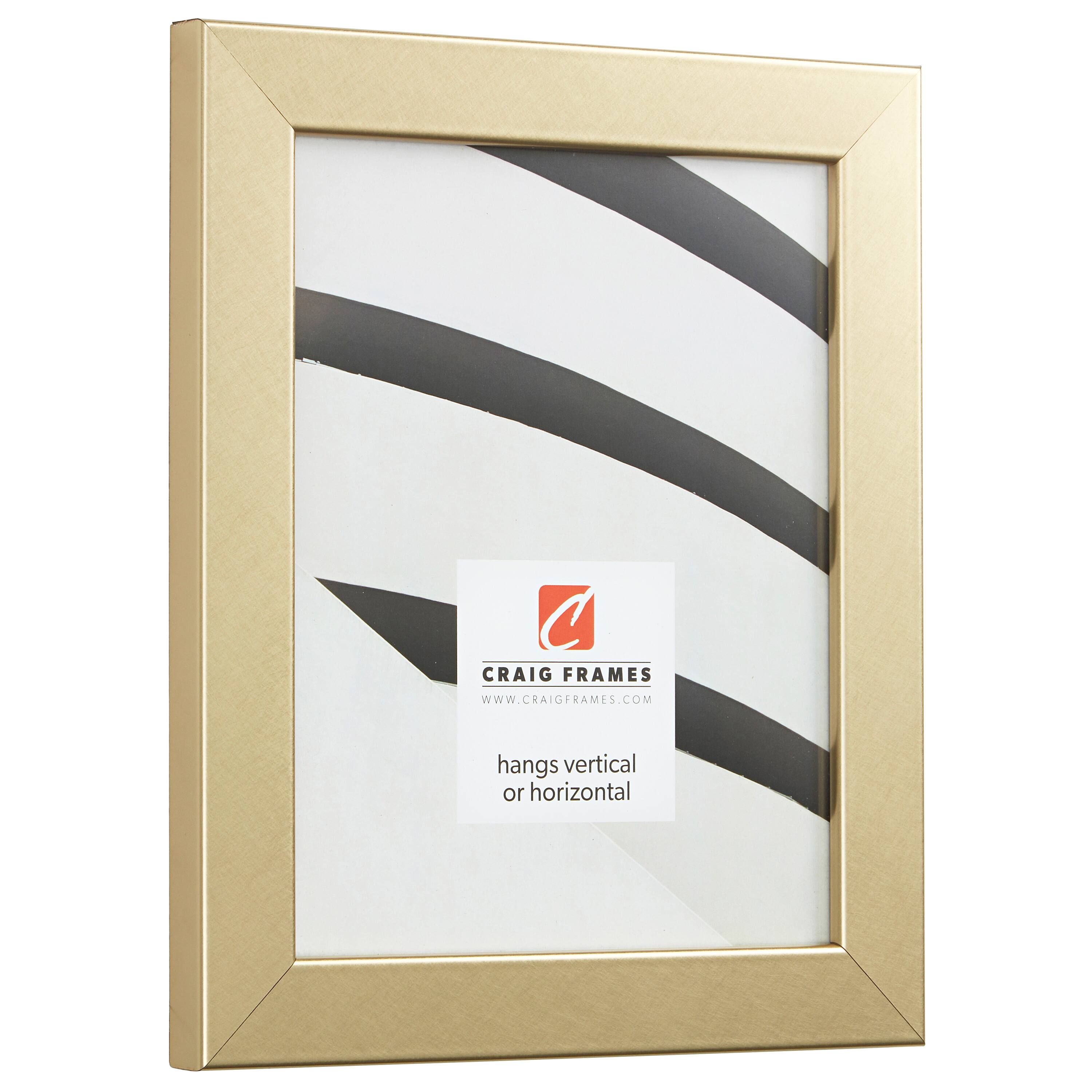 Craig Frames Bauhaus 125 Swirled Gold Picture Frame