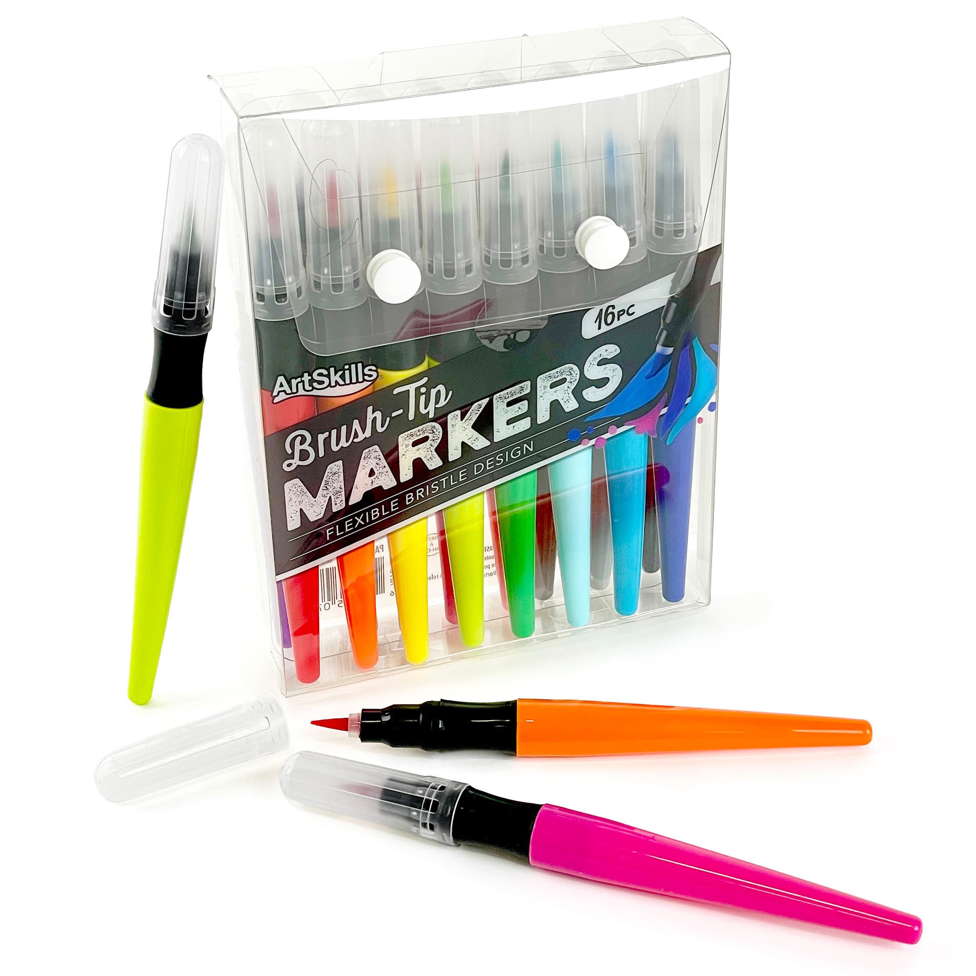 ArtSkills&#xAE; Brush Tip Markers, 16ct.