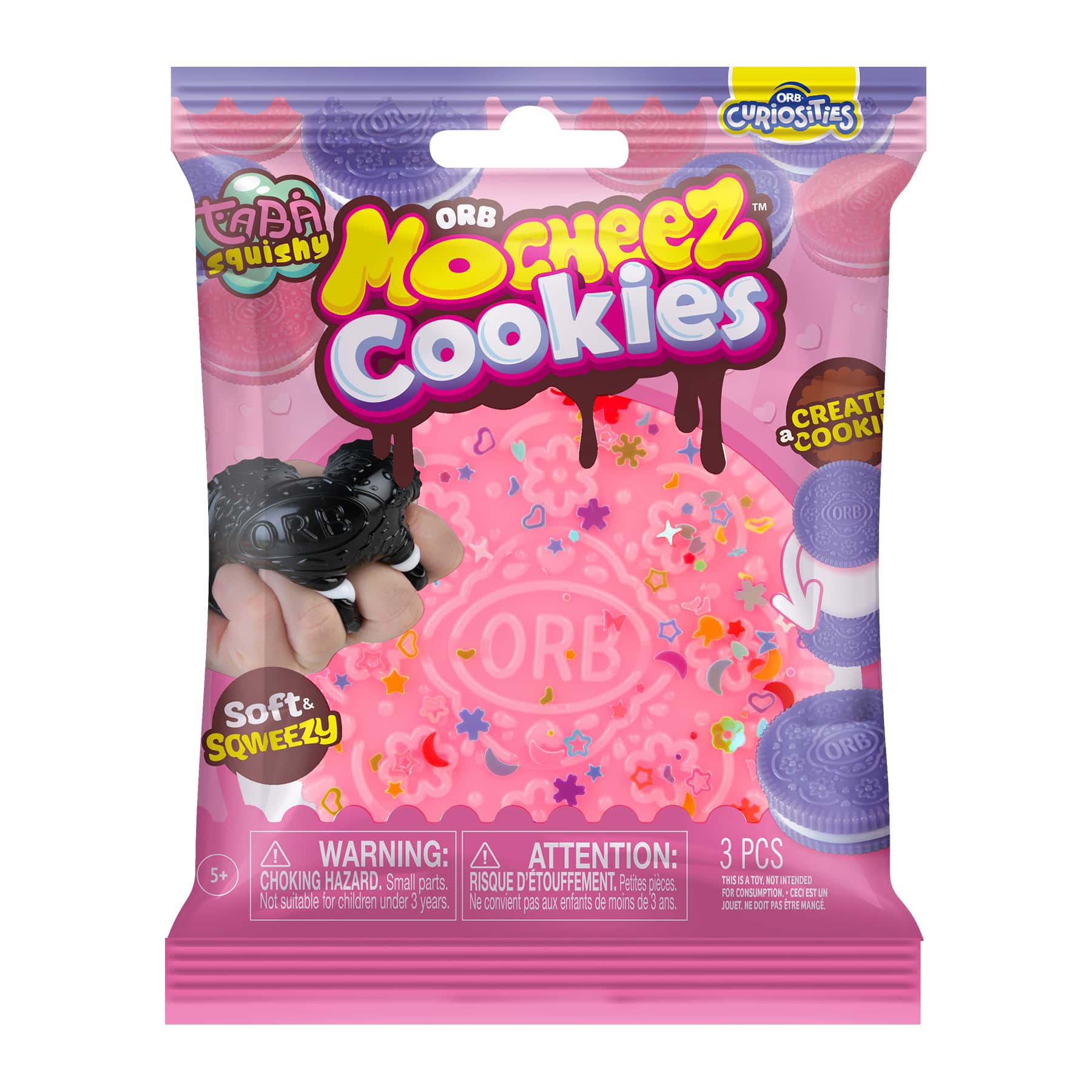 Assorted Orb&#x2122;  Mocheez Cookies Squishy Toy, 1pc.