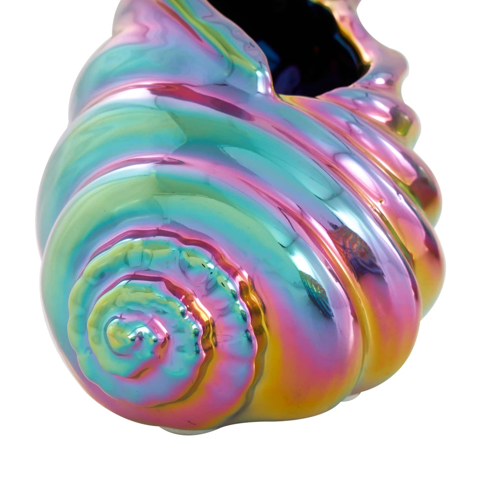 Rainbow Ceramic Shell Sculpture Set