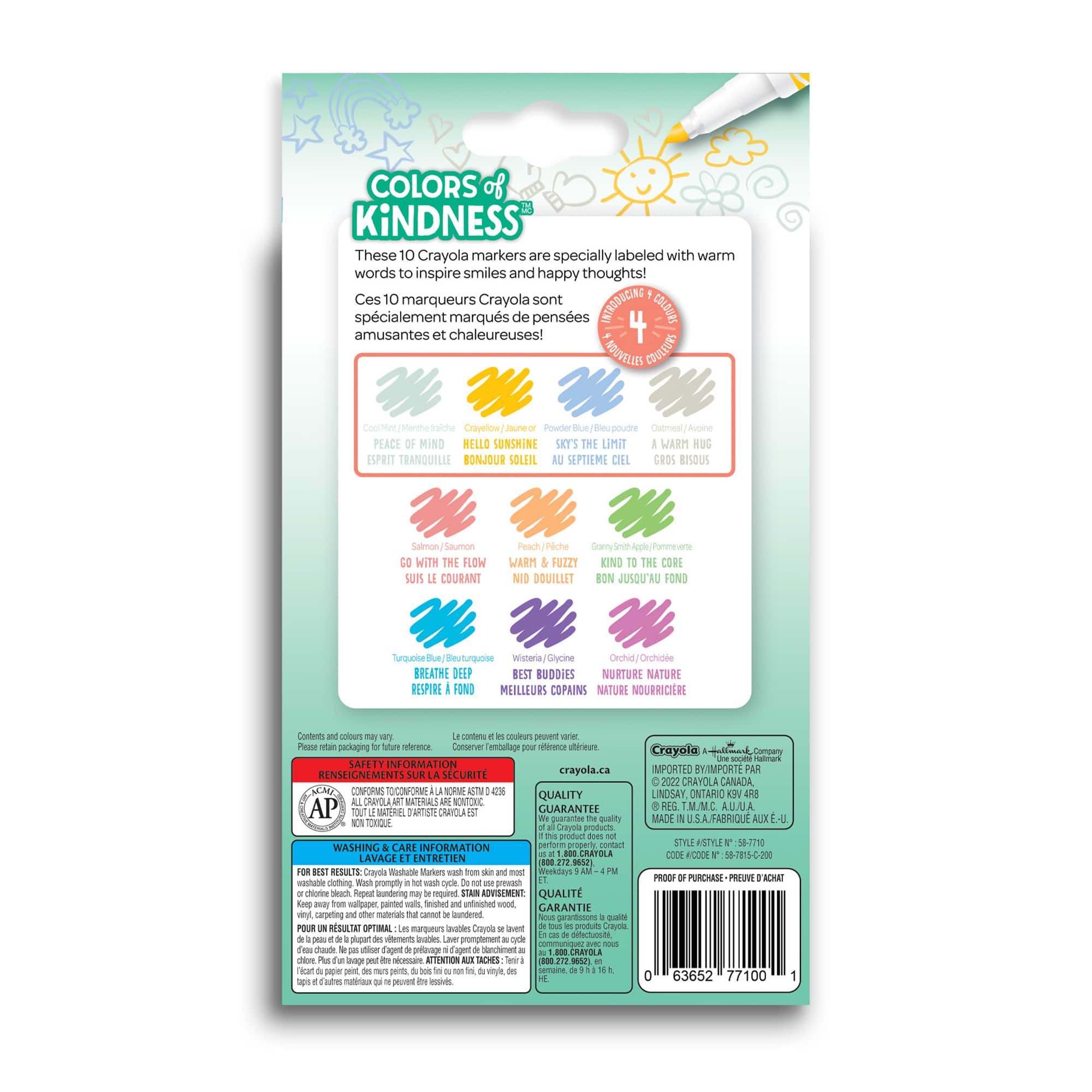 Crayola&#xAE; Colors of Kindness&#x2122; Fine Line Markers