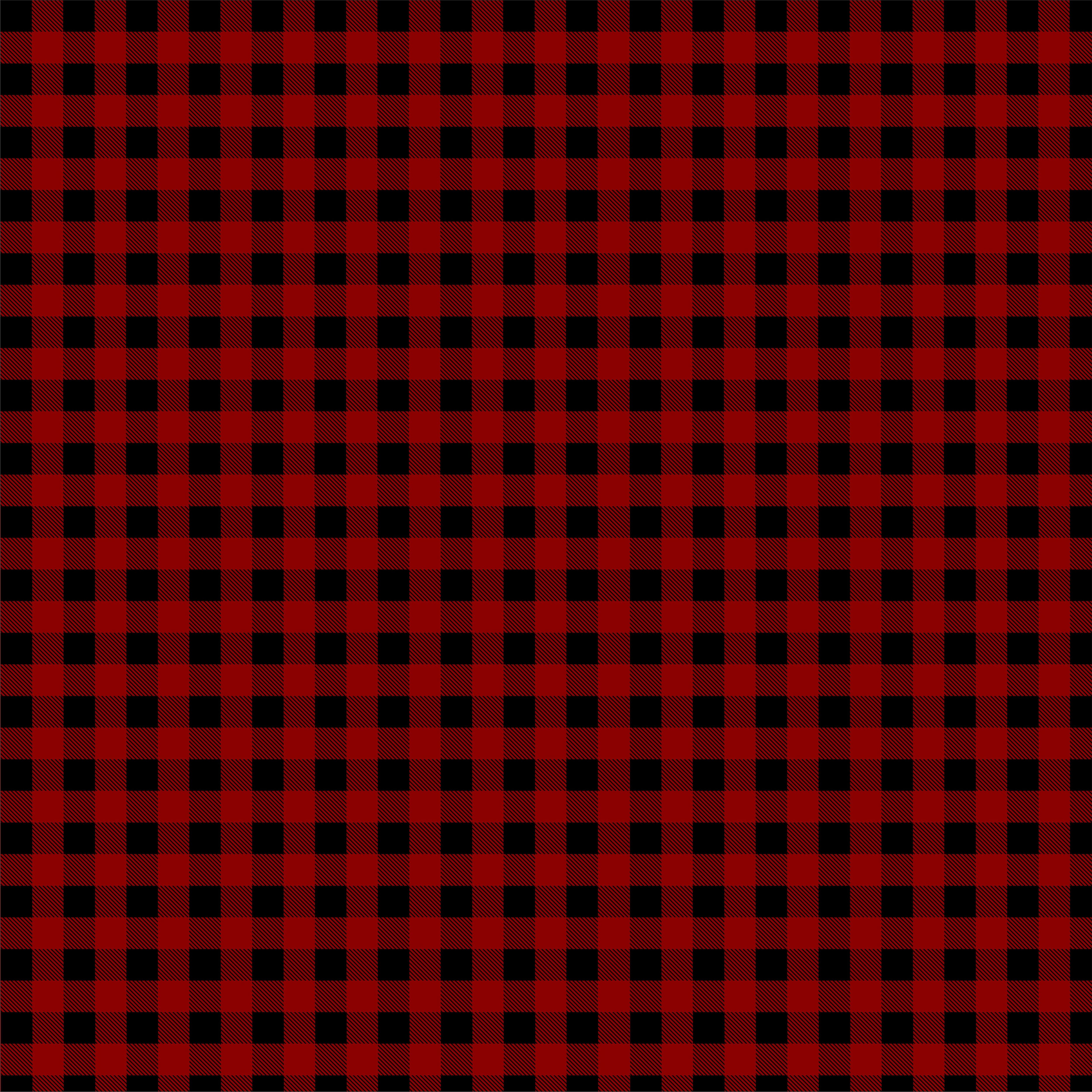 12 Pack: Red & Black Buffalo Check Bandana by Make Market®