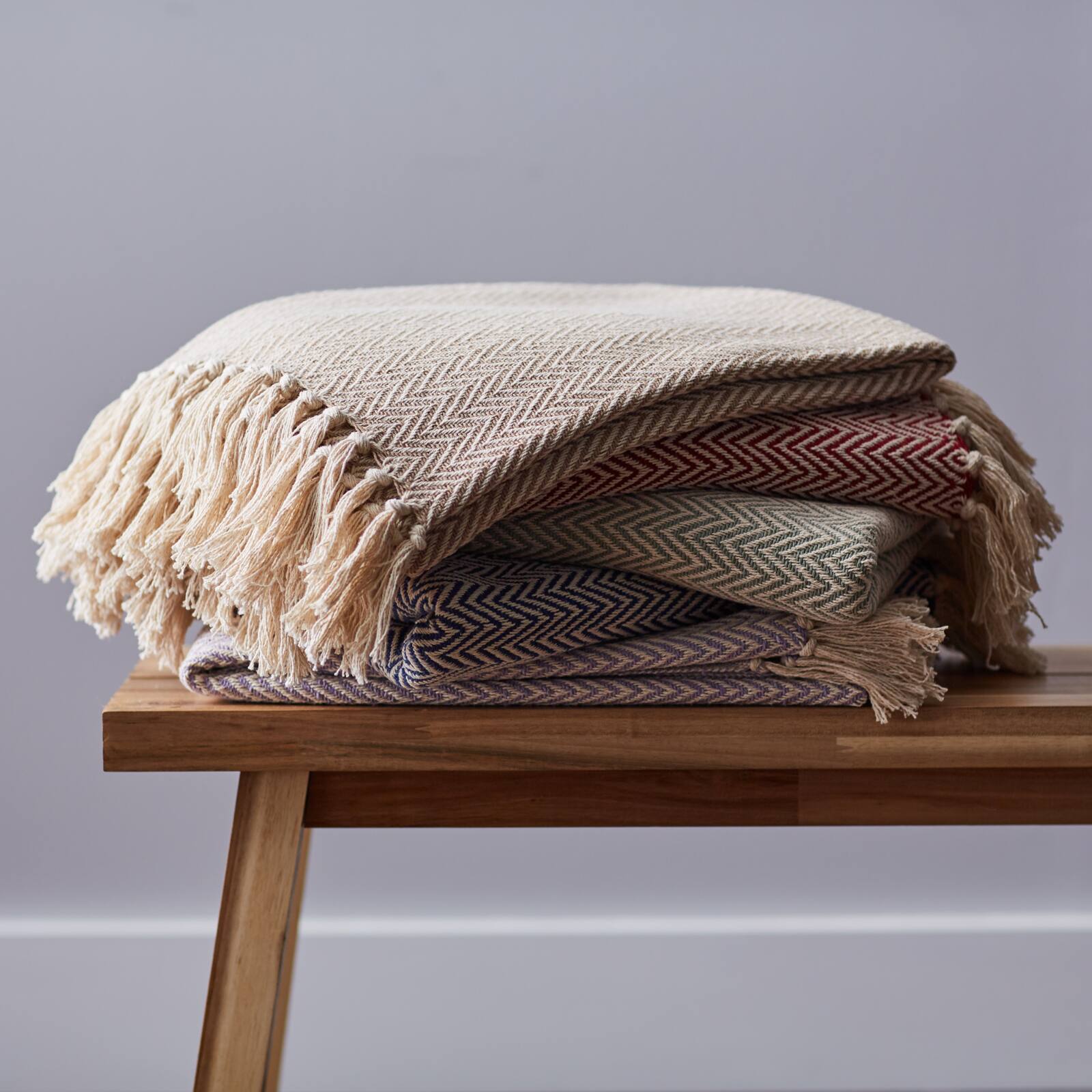 DII&#xAE; Handloom Chevron Throw