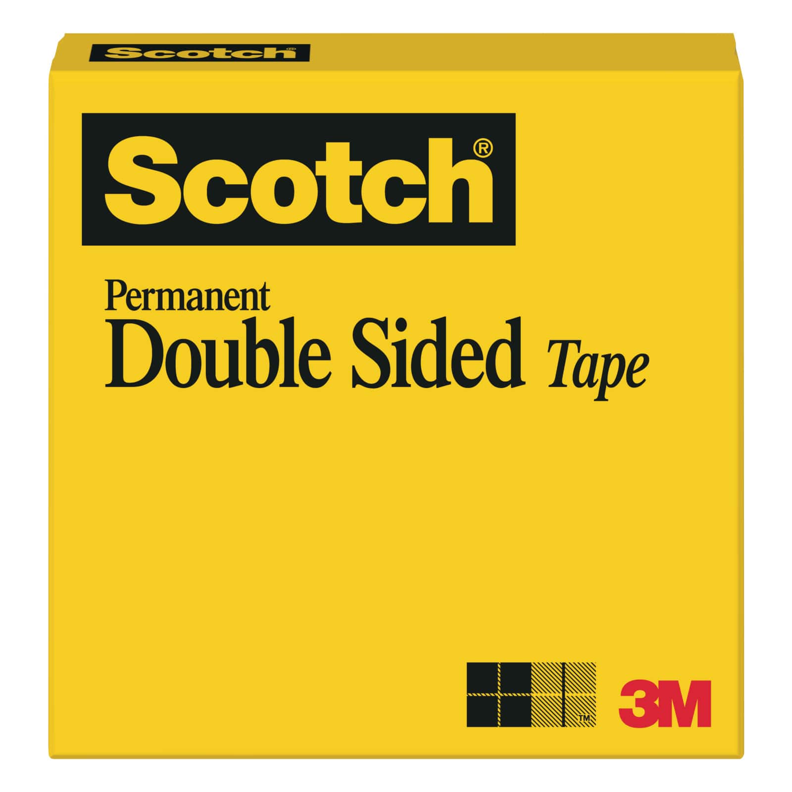 3M Scotch® Double Sided Tape, 1/2" x 36yd.