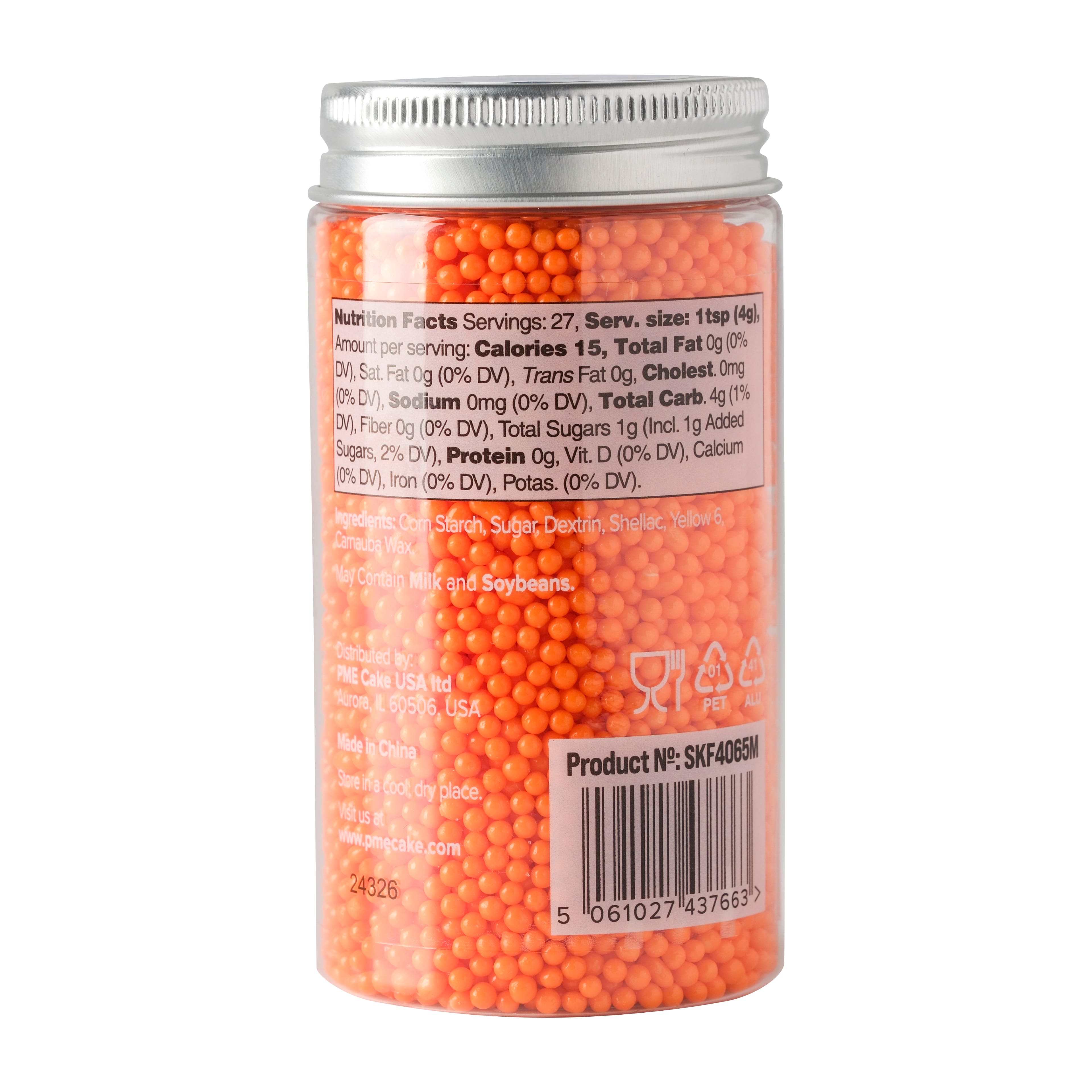 PME Cake Sweet Street&#xAE; 3.8oz. Nonpareils Sprinkles