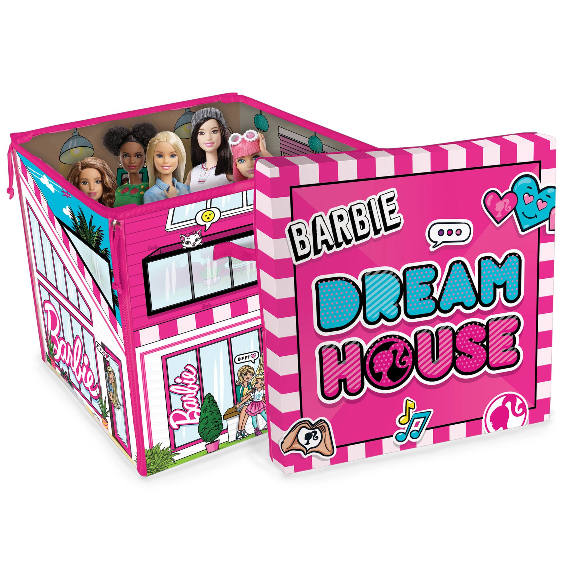 Tara Toy™ ZipBin® Barbie® Dreamhouse™ Play & Store Toy Box