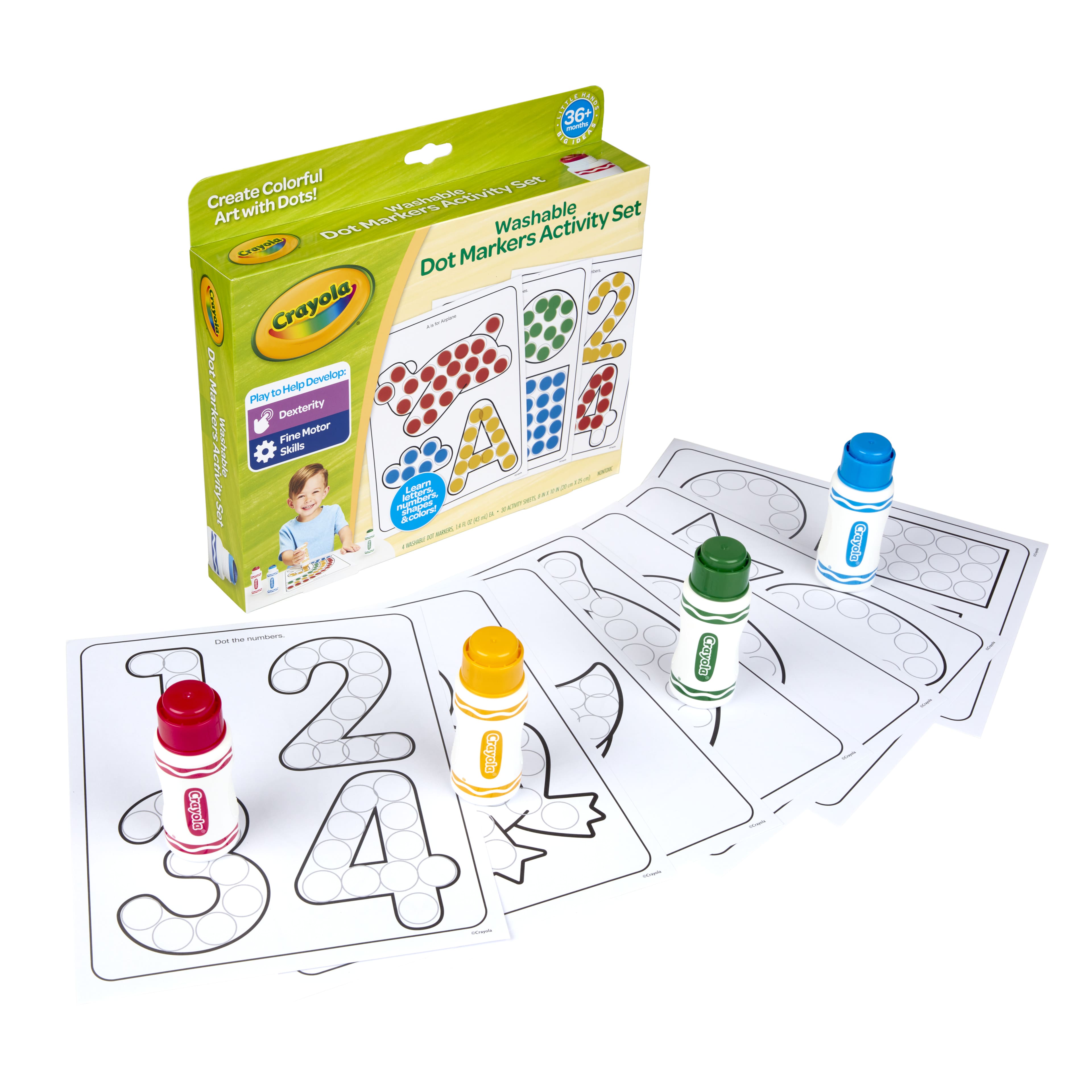 Crayola&#xAE; Washable Dot Markers Activity Set