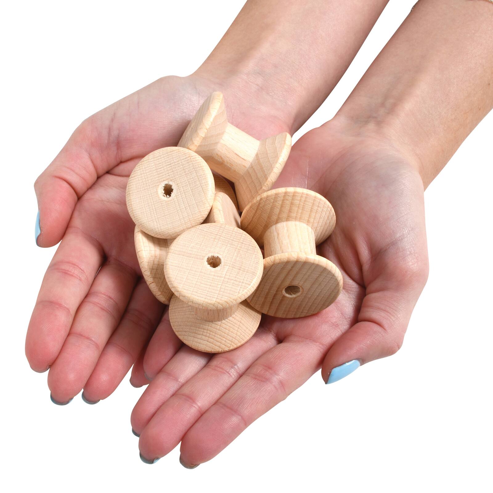 TickiT® Wooden Spools, 10ct.