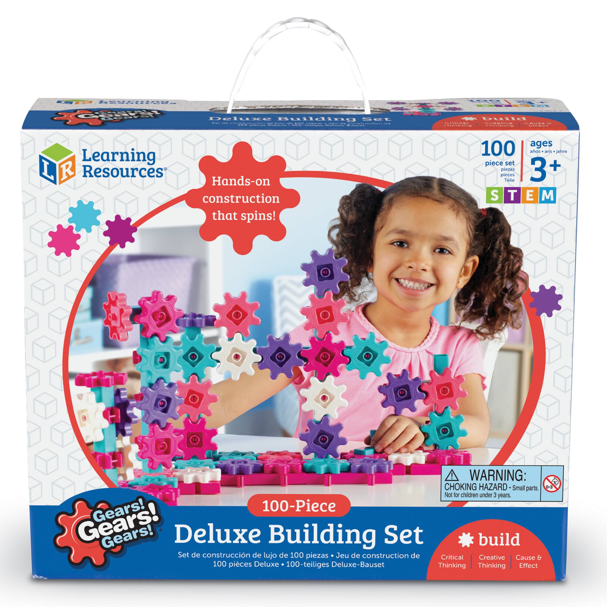 Learning Resources Gears! Gears! Gears! 100-Piece Deluxe Building Set