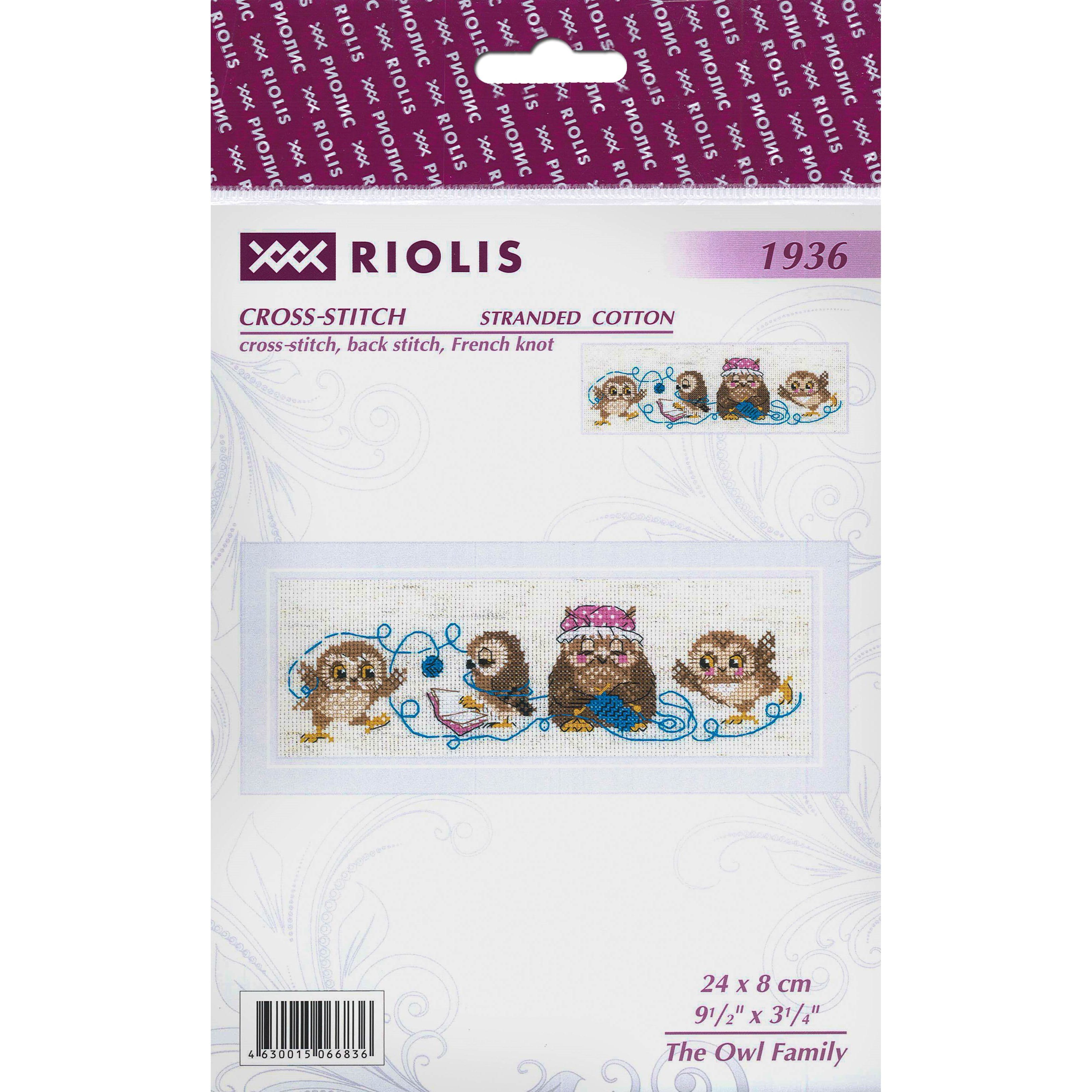 RIOLIS The Owl Family Cross Stitch Kit