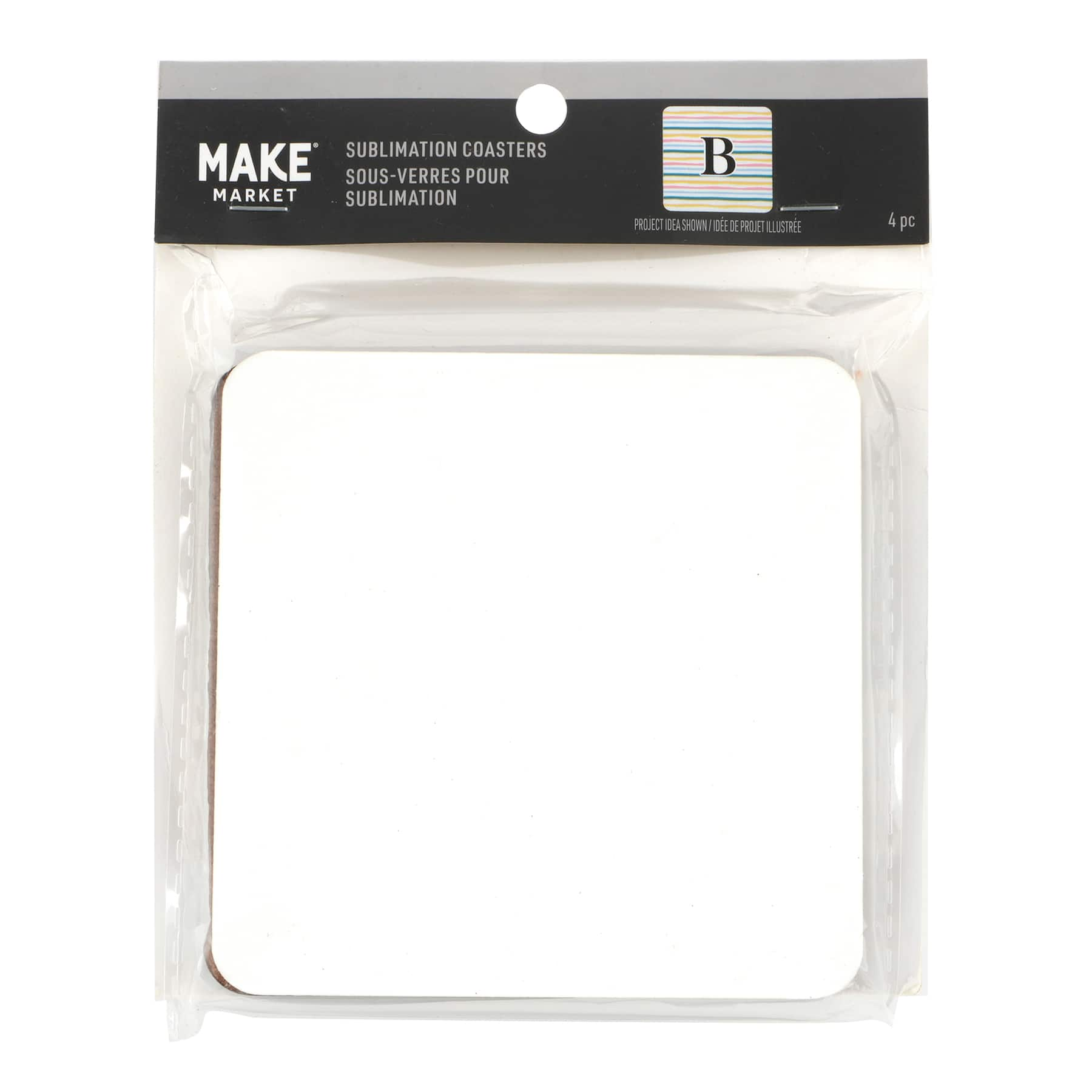 Sublimation Coasters, 4ct. by Make Market&#xAE;