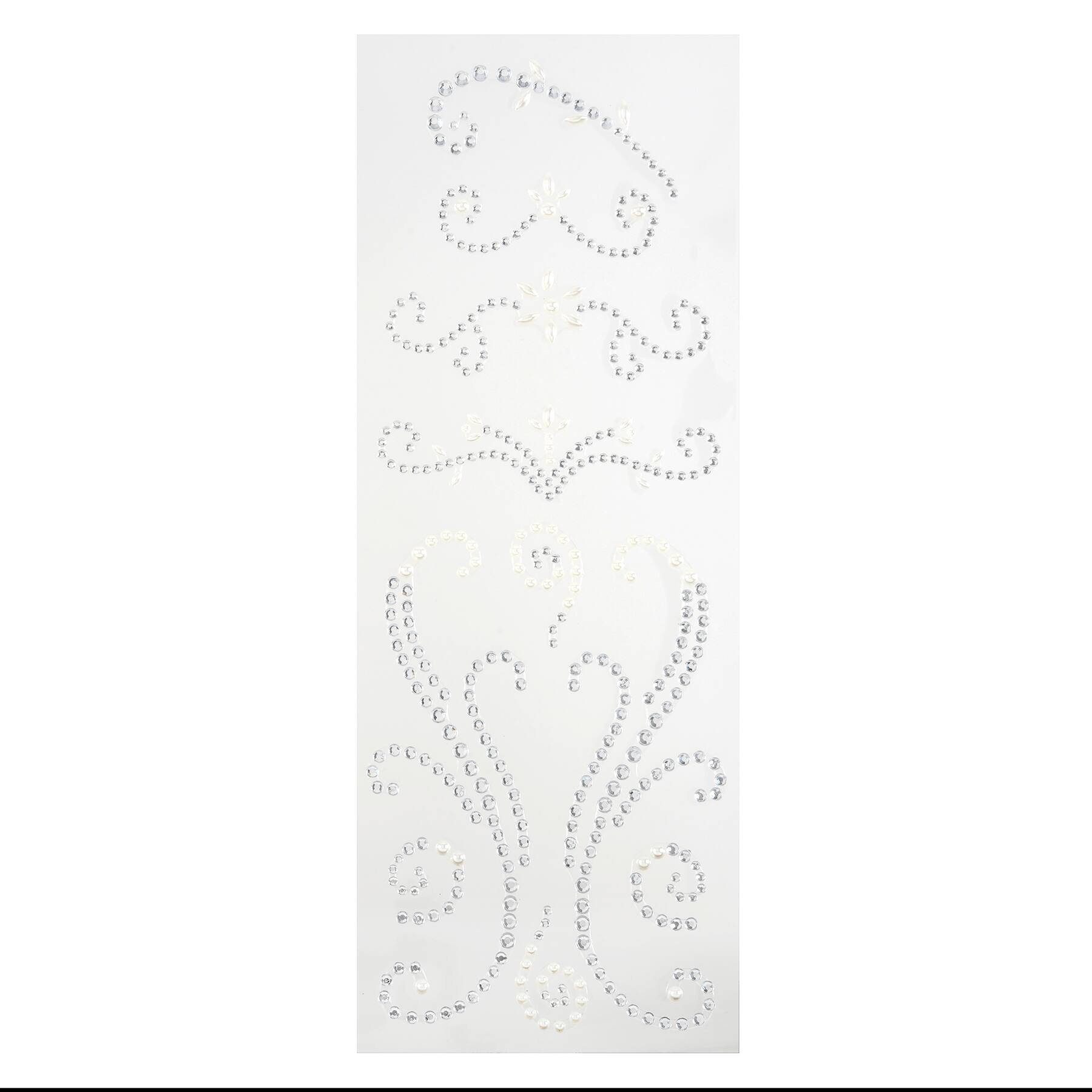 Silver Gem &#x26; Satin Pearl Bling Stickers by Recollections&#x2122;