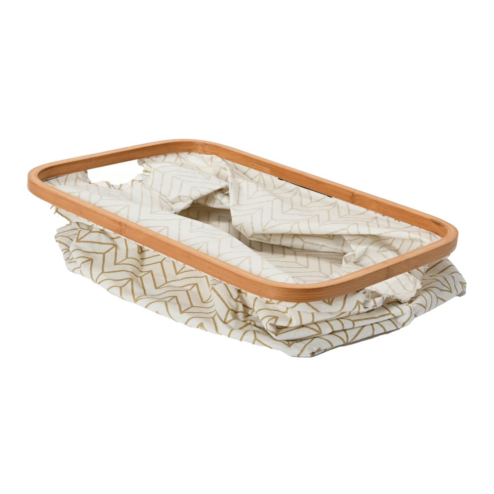 Household Essentials Krush Bamboo Rimmed Basket Set