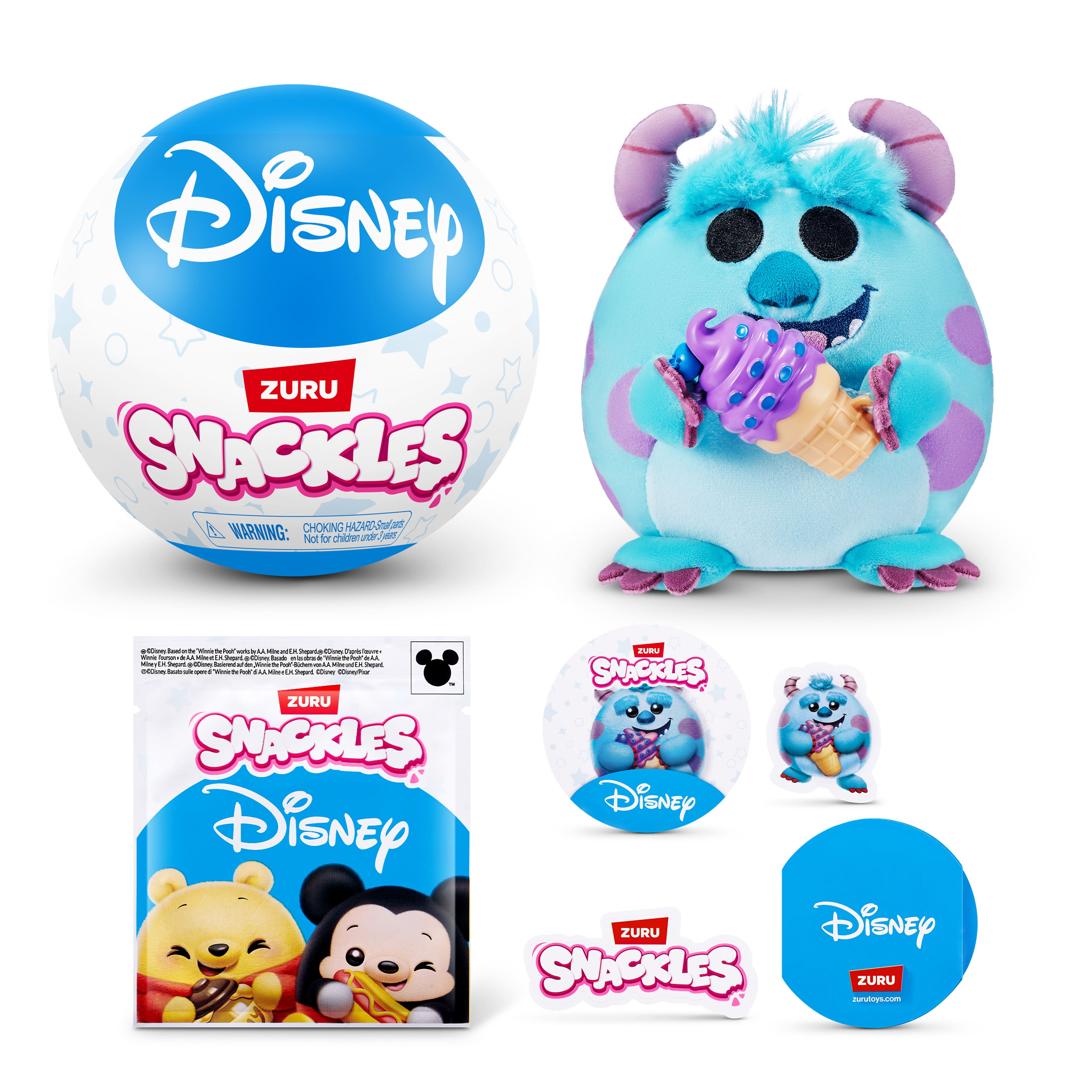 Snackles Disney® 5" Plushie Blind Pack