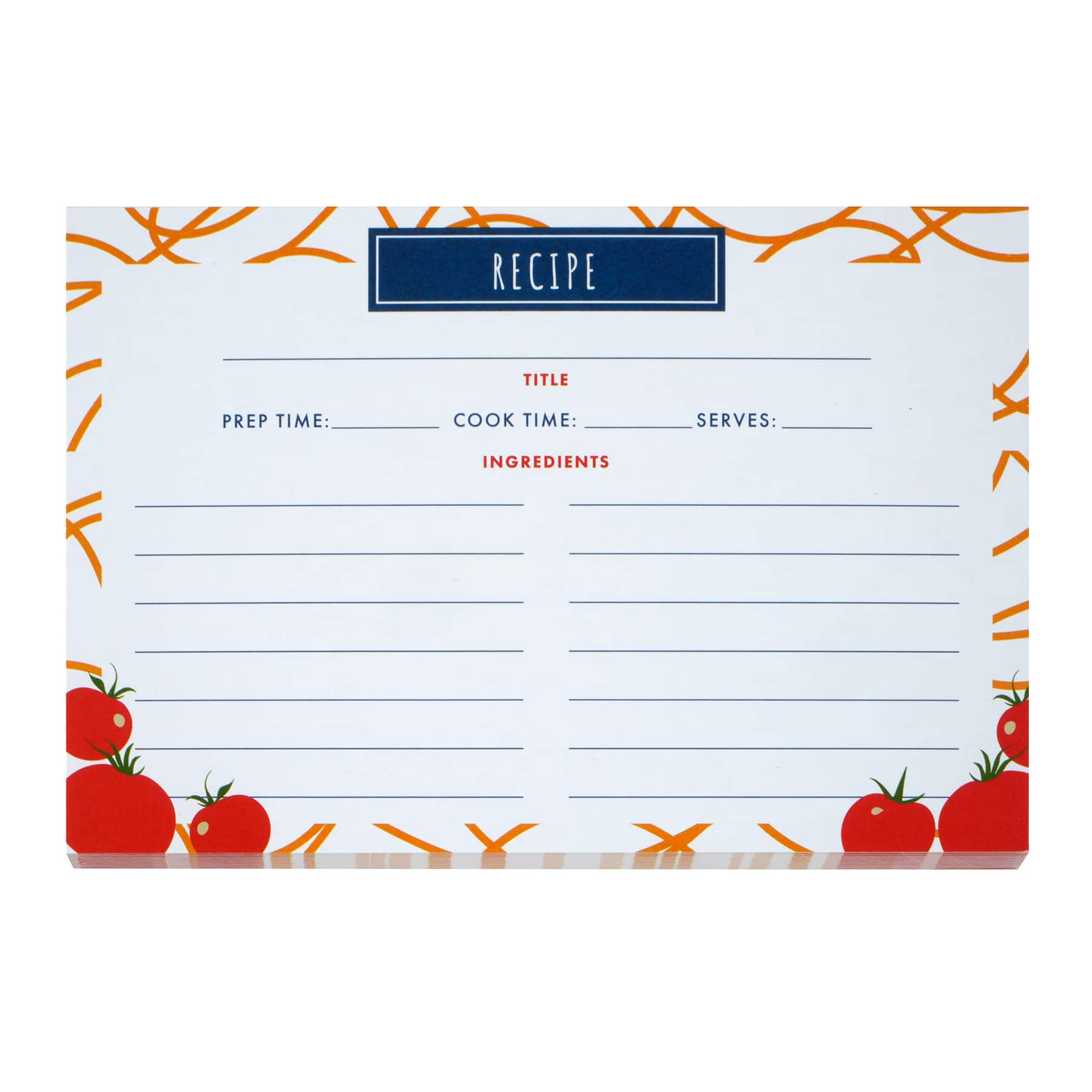 4&#x22; x 6&#x22; Tomato Recipe Cards, 25ct. by Ashland&#xAE;
