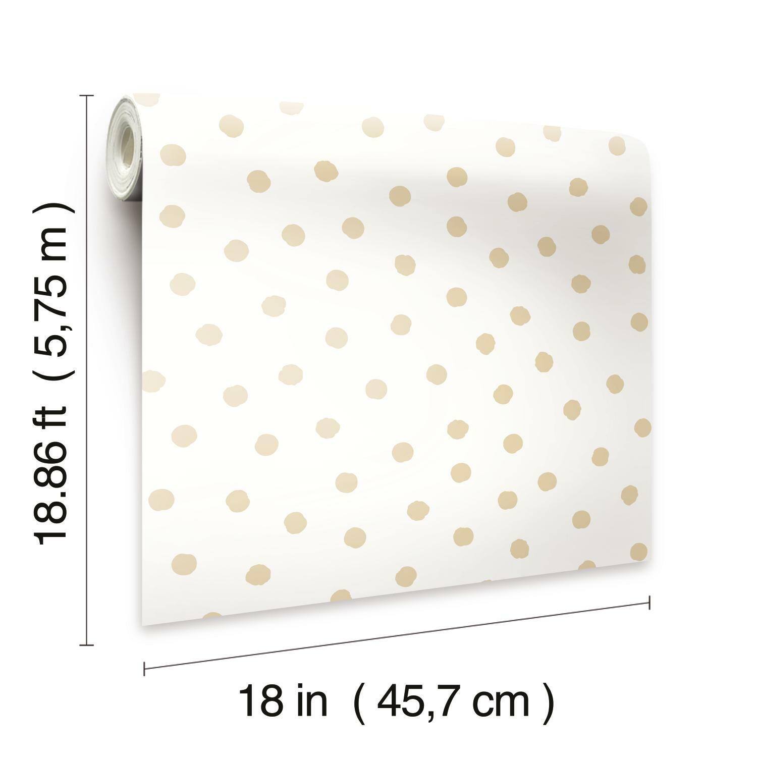 RoomMates Dot Peel &#x26; Stick Wallpaper