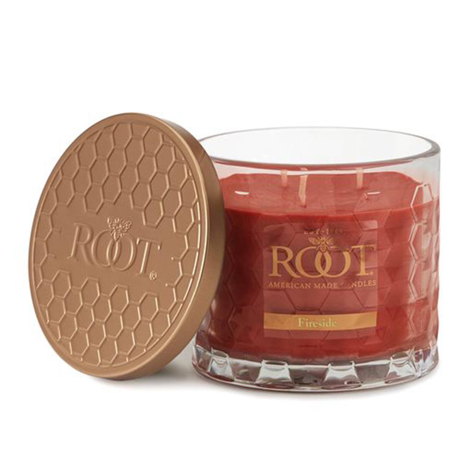 Root Candles Signature 3-Wick Honeycomb Beeswax Blend Jar Candle