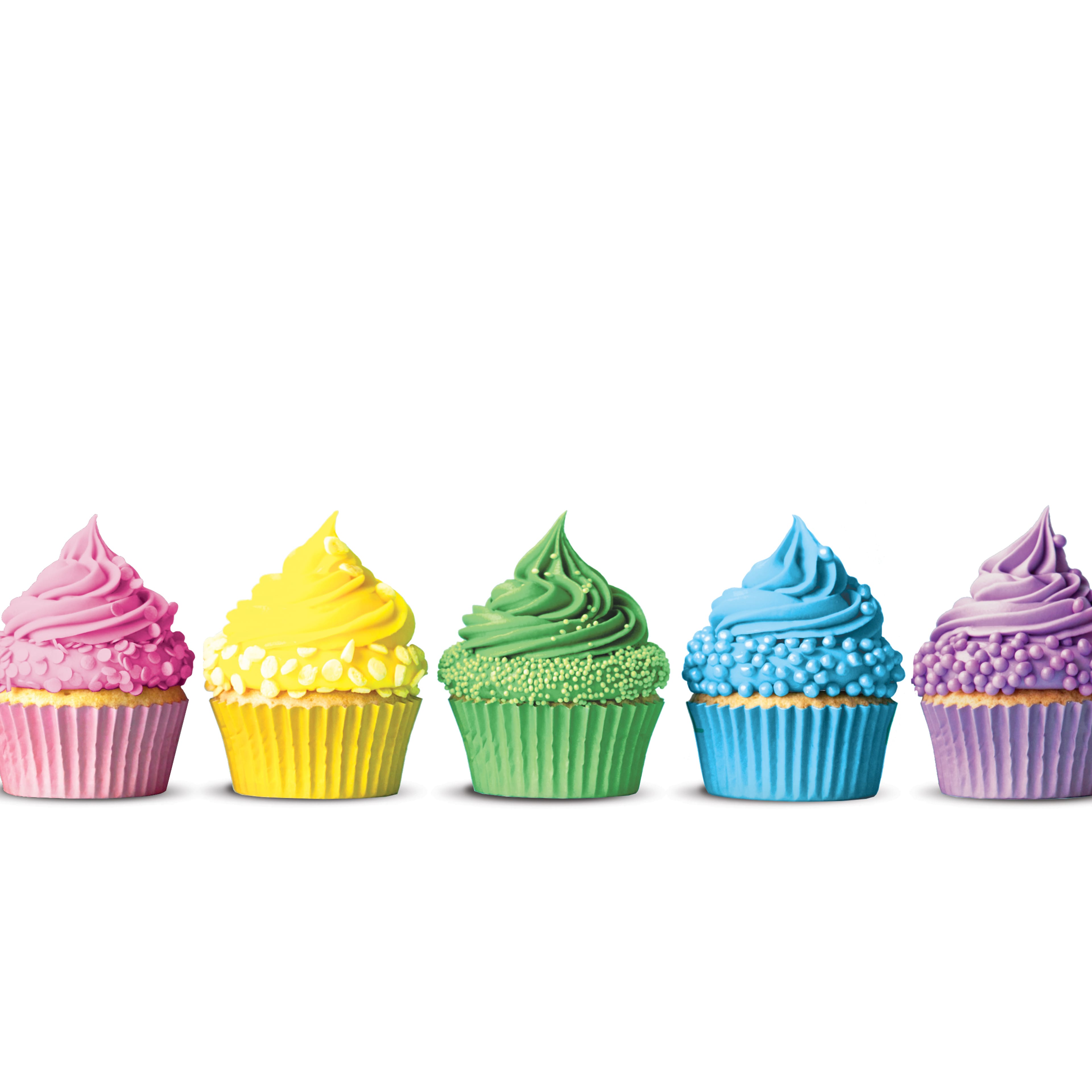 Colorant alimentaire en gel de couleur pastel Satin Ice, 5 unités