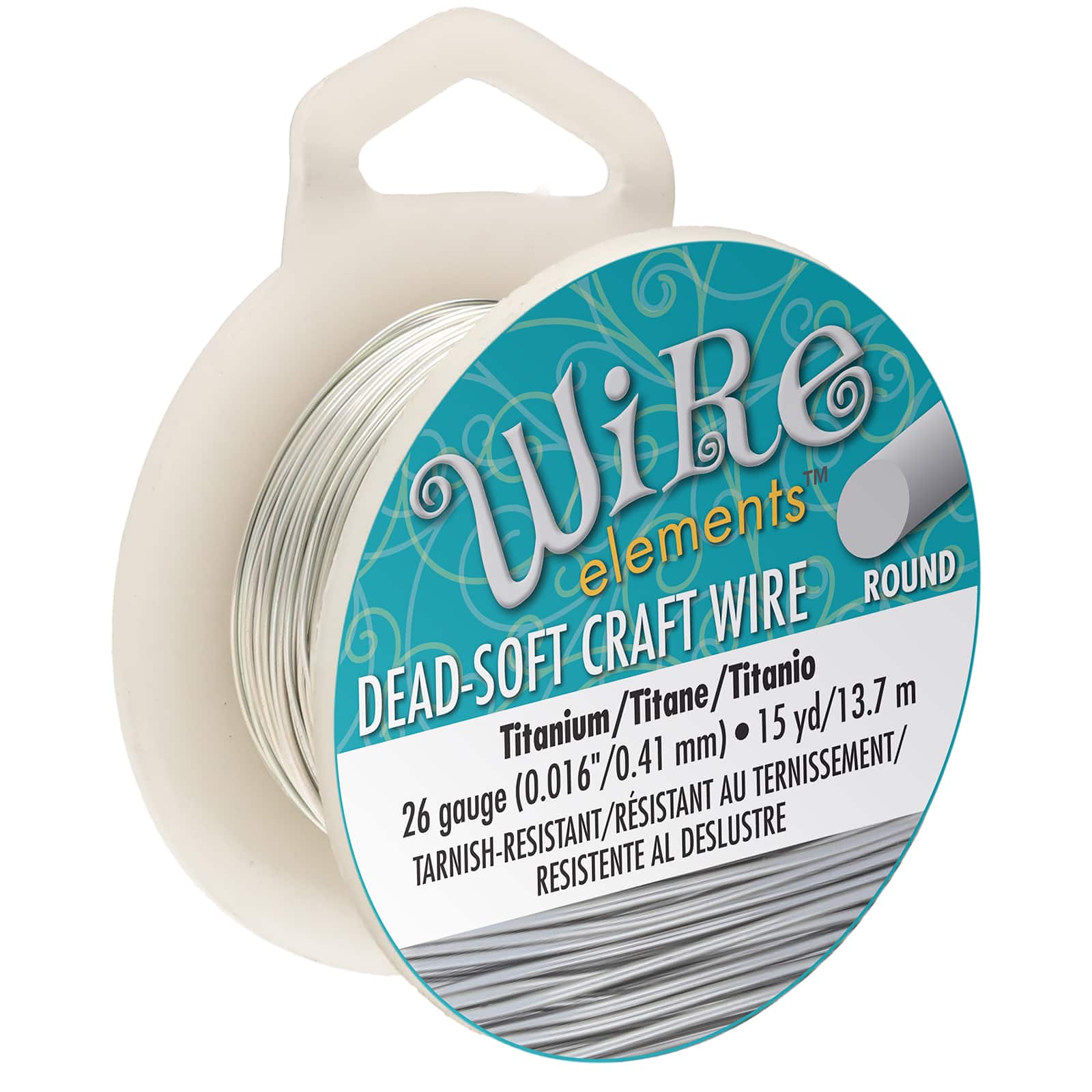 The Beadsmith® Wire Elements™ 26 Gauge Tarnish Resistant Soft Temper Wire, 15yd.