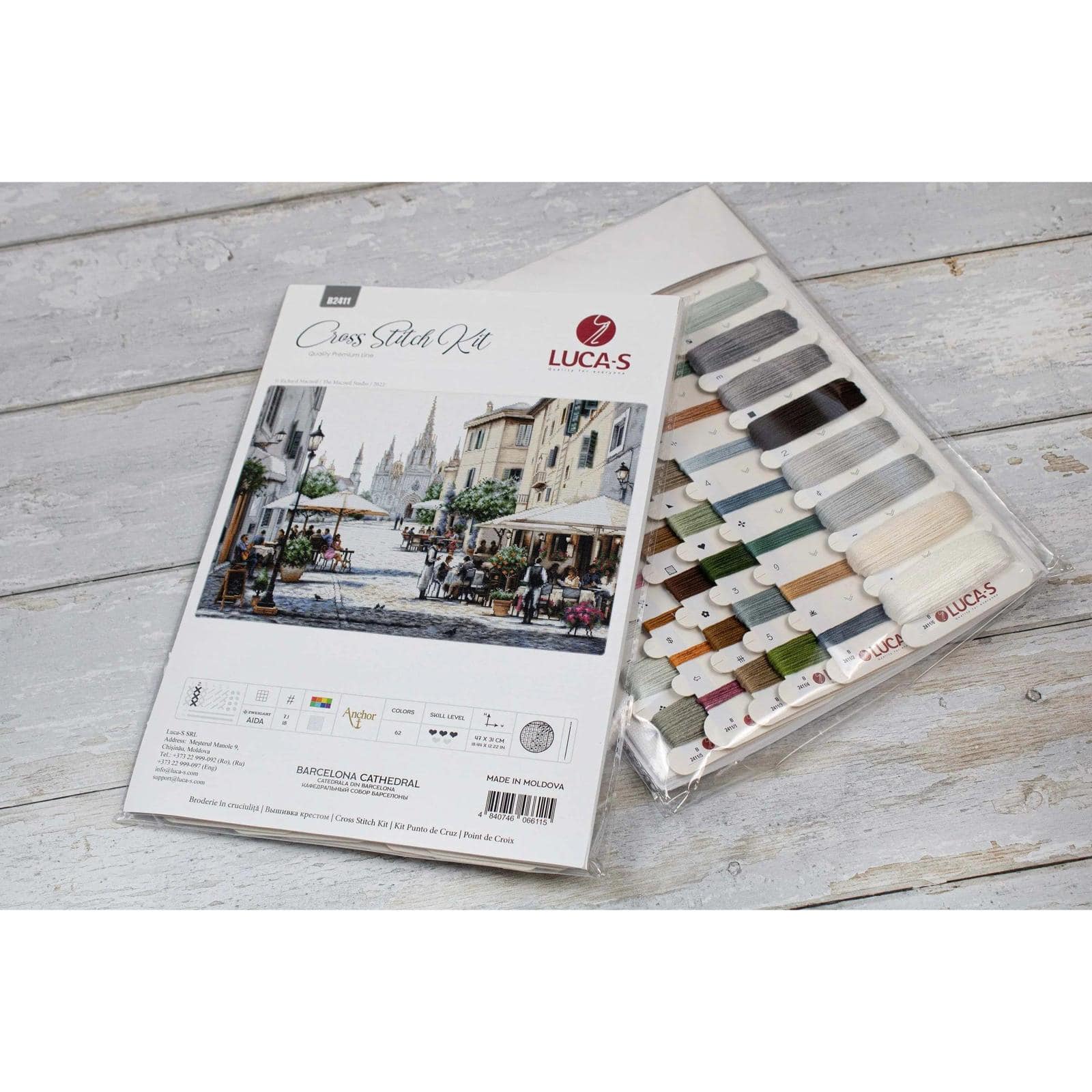 Luca-S Barcelona Cathedral Counted Cross-Stitch Kit