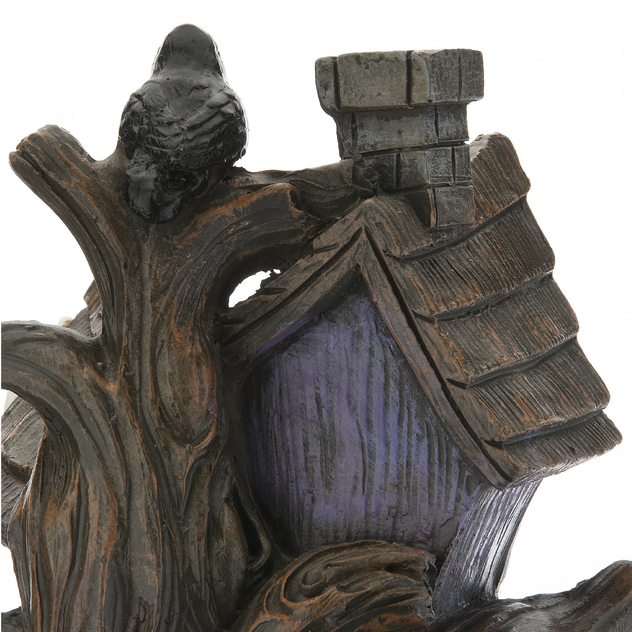 6" LED Purple Haunted House