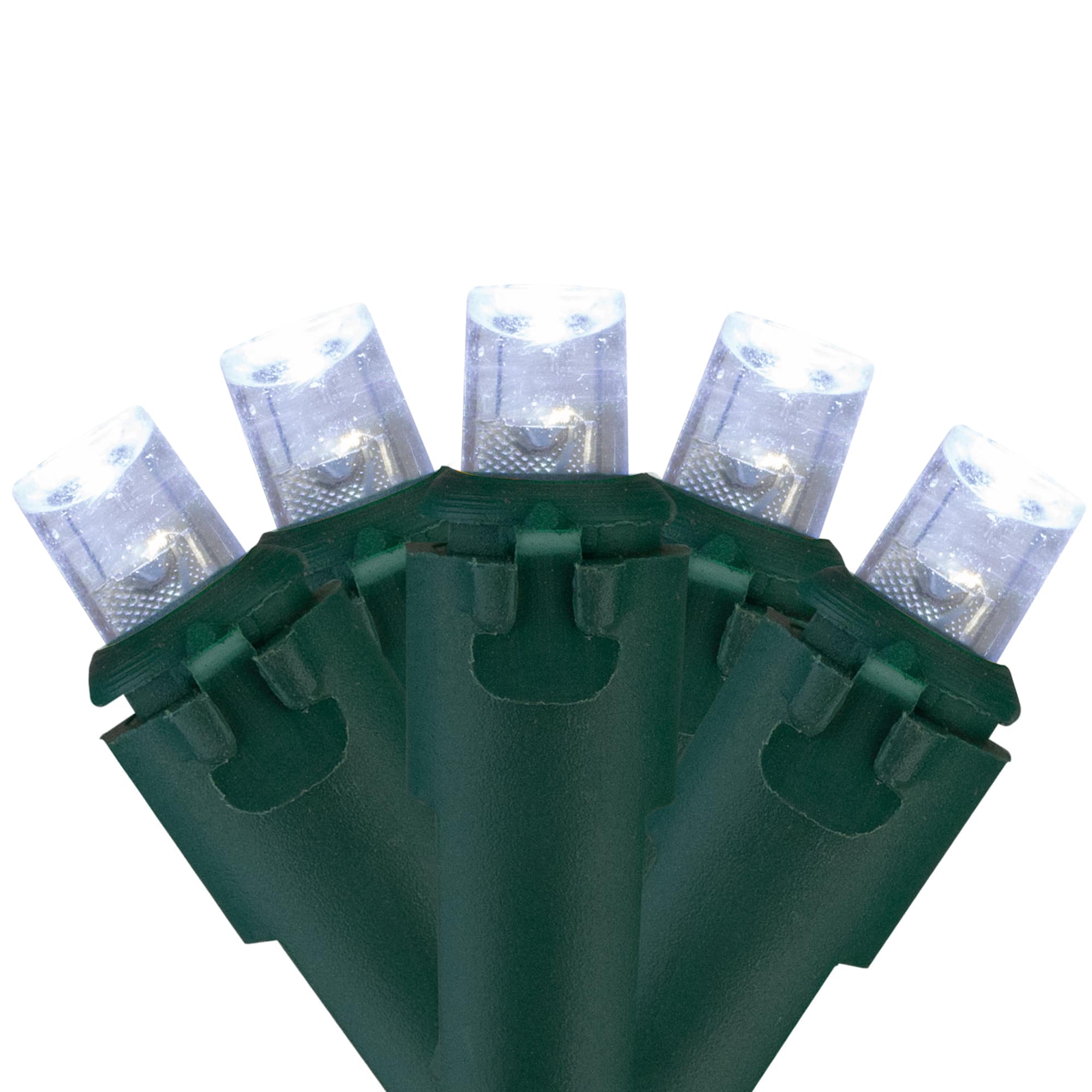 100ct. White LED Wide Angle Christmas Lights