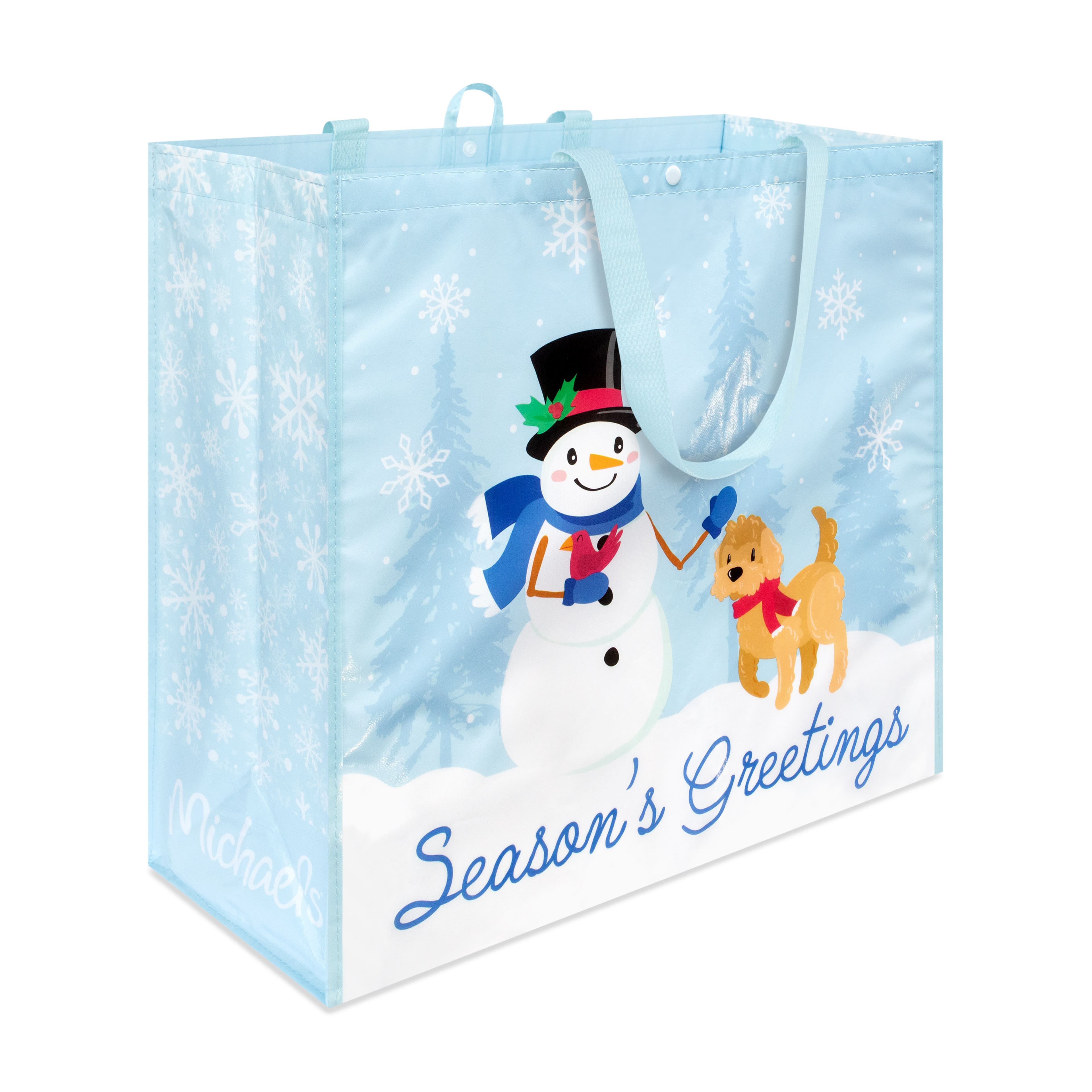 Large Reusable Snowman Tote by Celebrate It&#x2122;