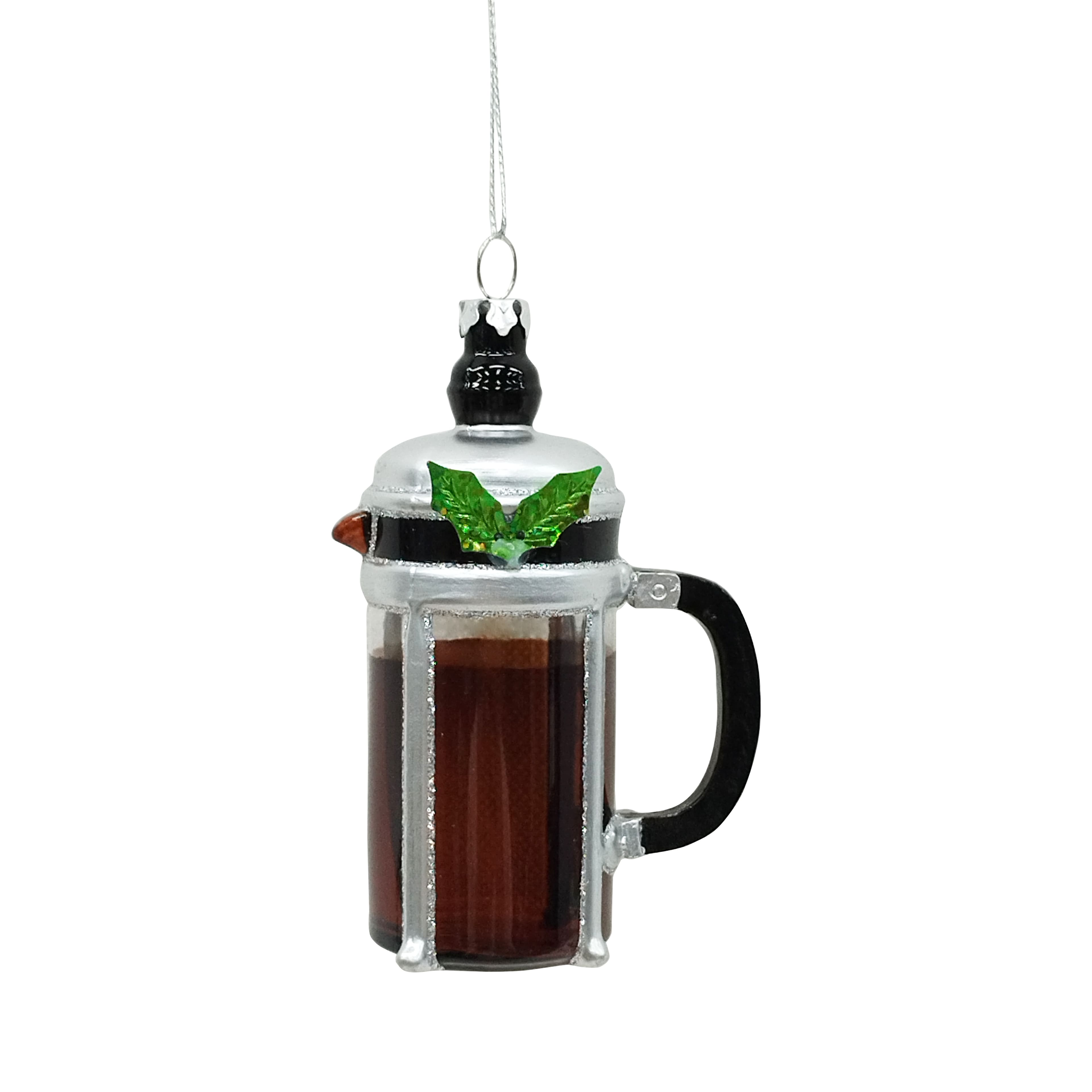 4.5&#x22; French Press Glass Ornament by Ashland&#xAE;