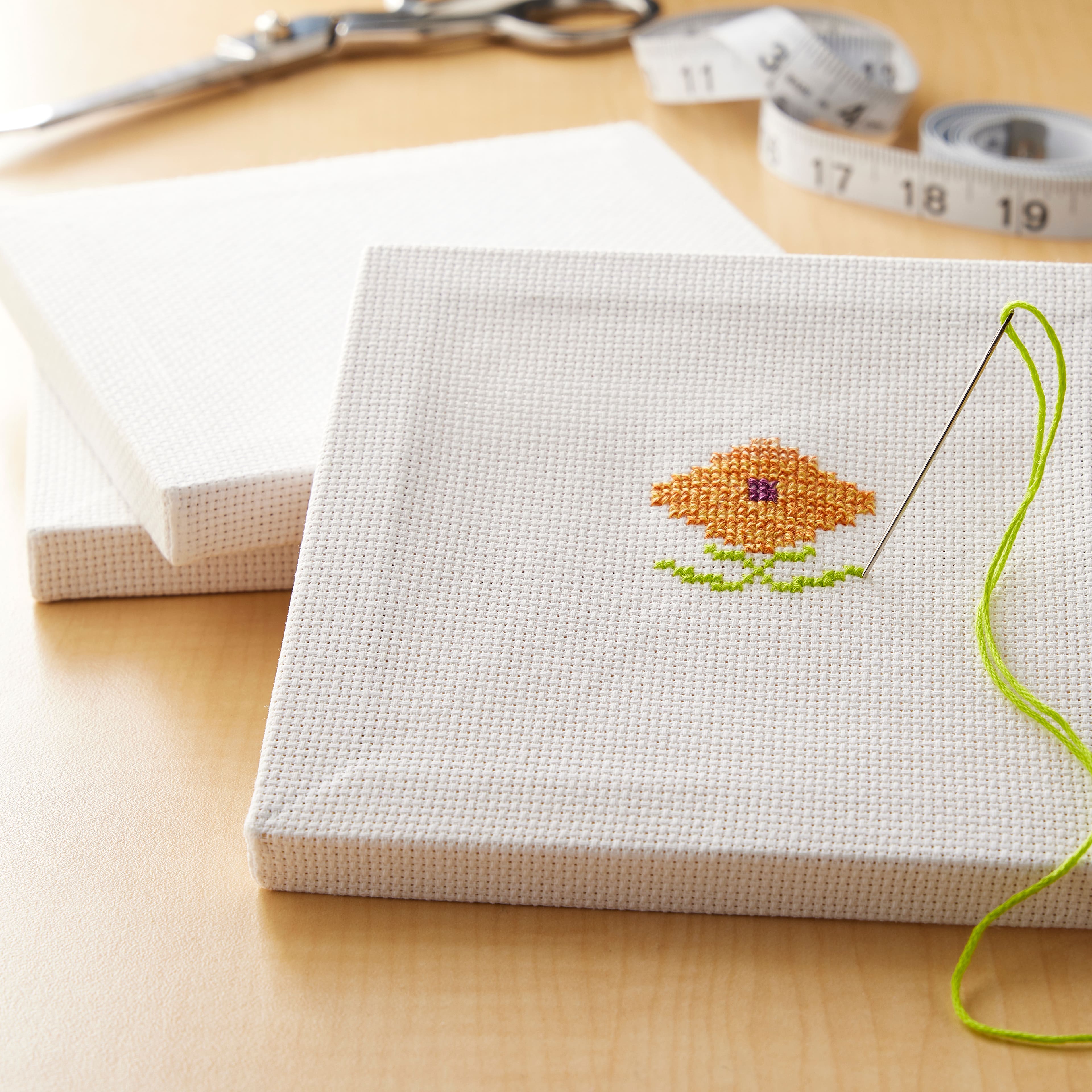 12 Packs: 3 ct. (36 total) Aida Cloth Canvas by Loops & Threads®