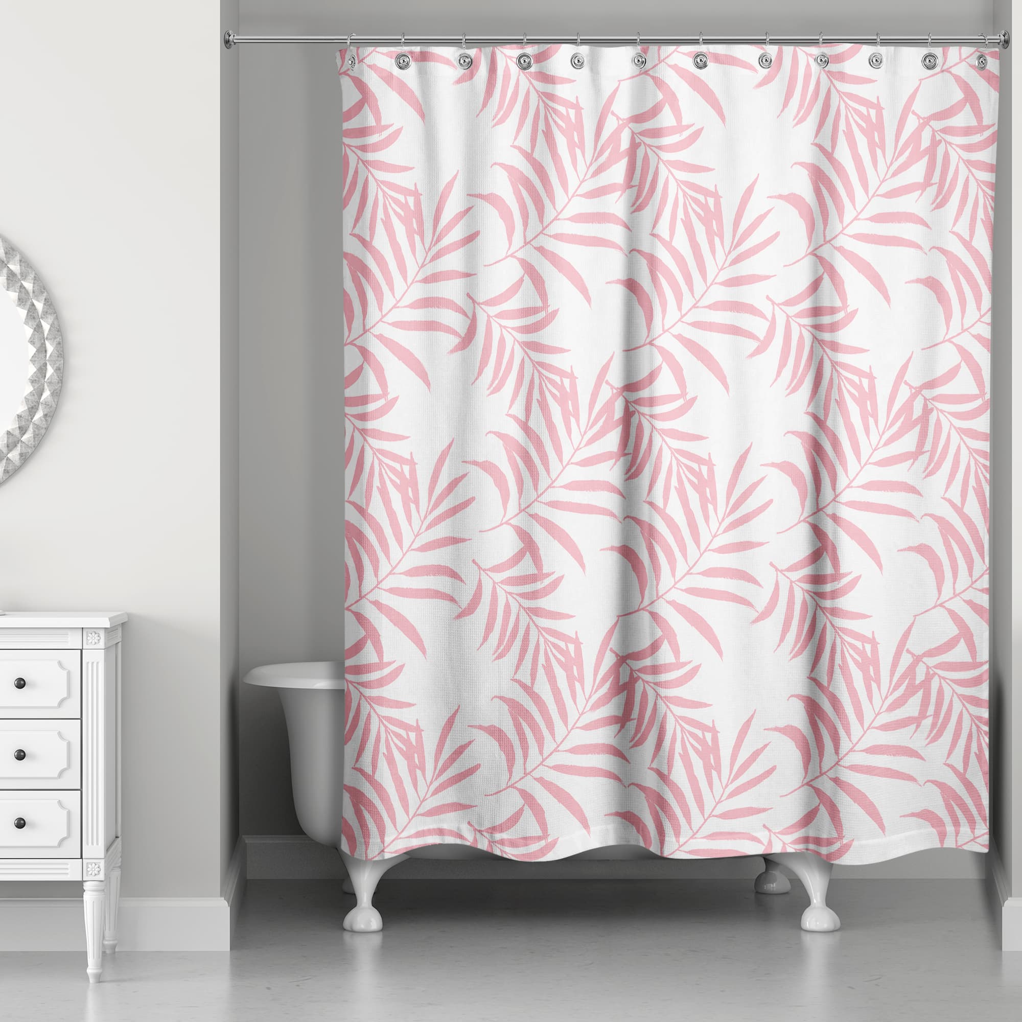 Palm Print Shower Curtain