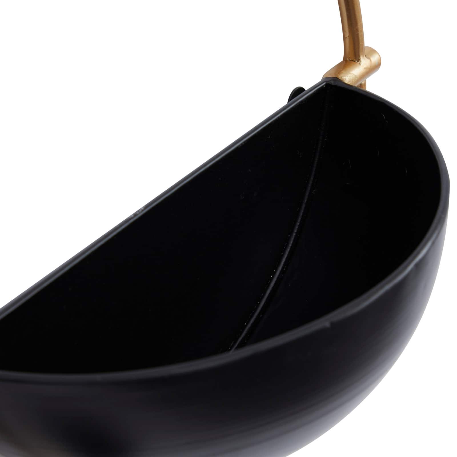 Set of 3 Black Iron Contemporary Planters, 15&#x22; x 14&#x22; x 5&#x22;